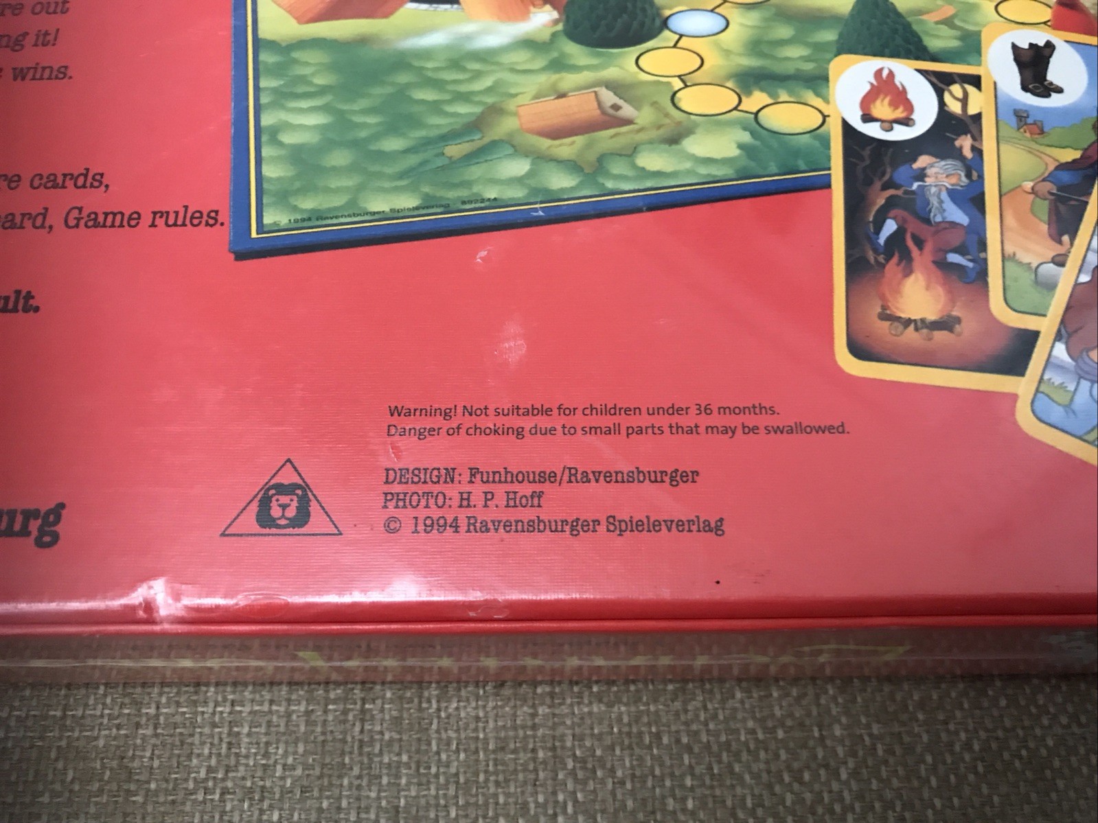 VTG 1994 Enchanted Forest Board Game Ravensburger English Complete SEALED