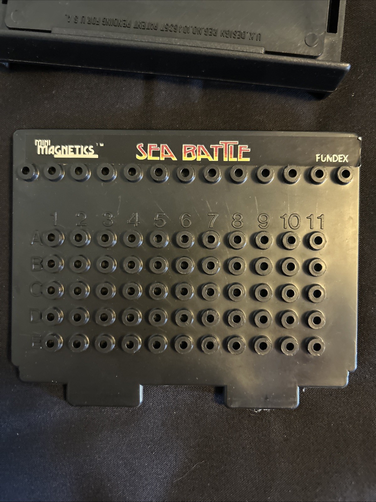 Sea Battle Game Fundex Mini Magnetics Vintage Game 1988