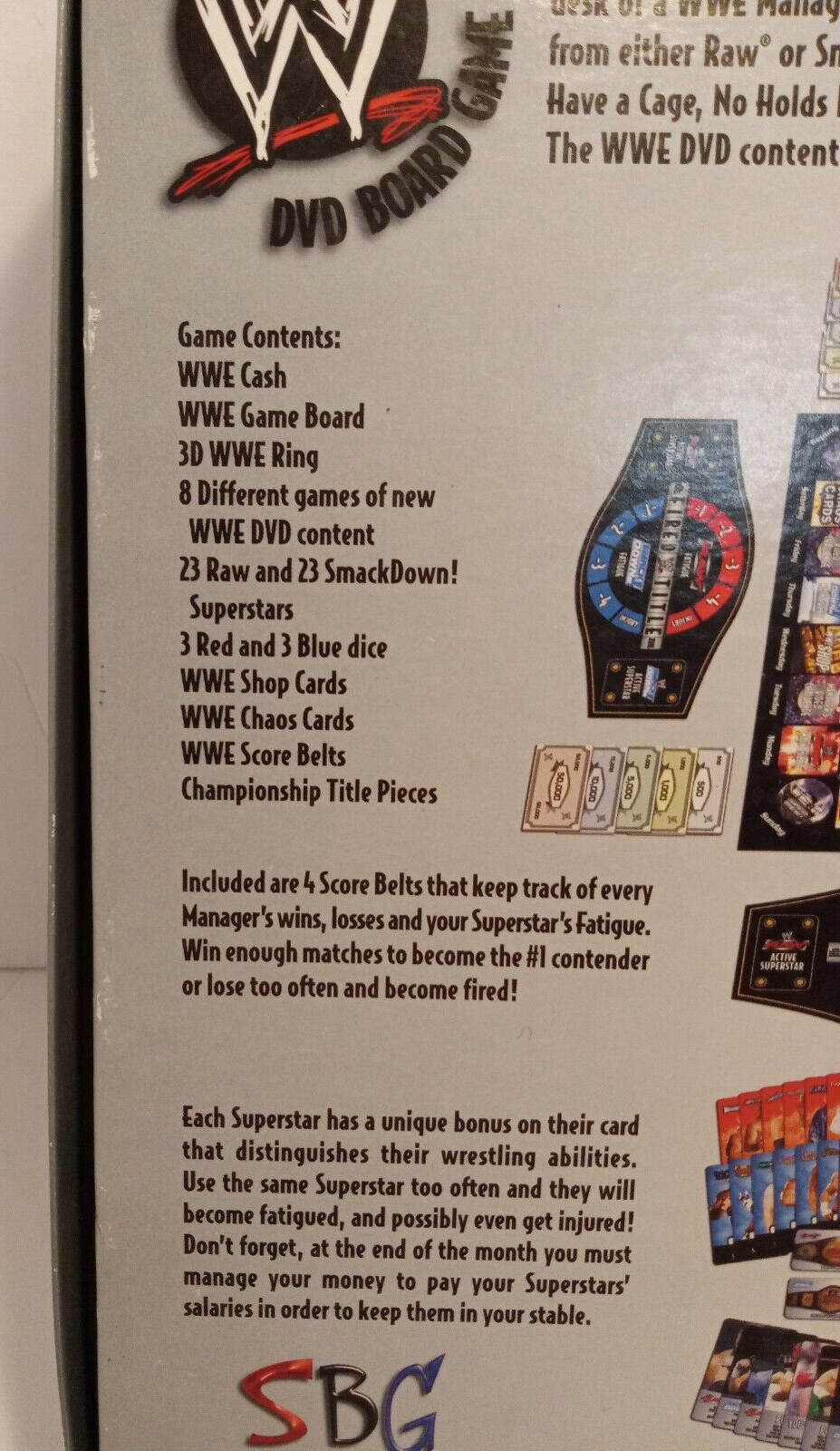 2005 WWE Wrestling DVD Board Game 1st Edition RAW/Smackdown by Specialty Games