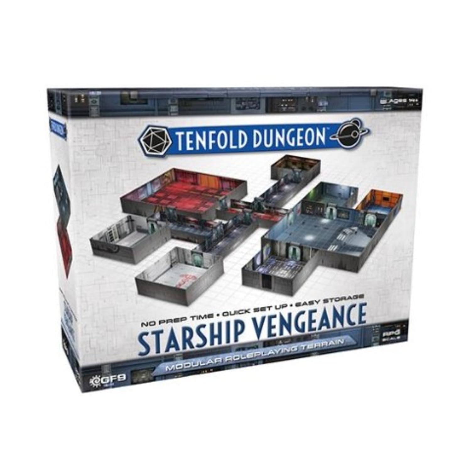 Gale Force Nine: Tenfold Dungeon – Starship Vengeance – Modular Terrain Set