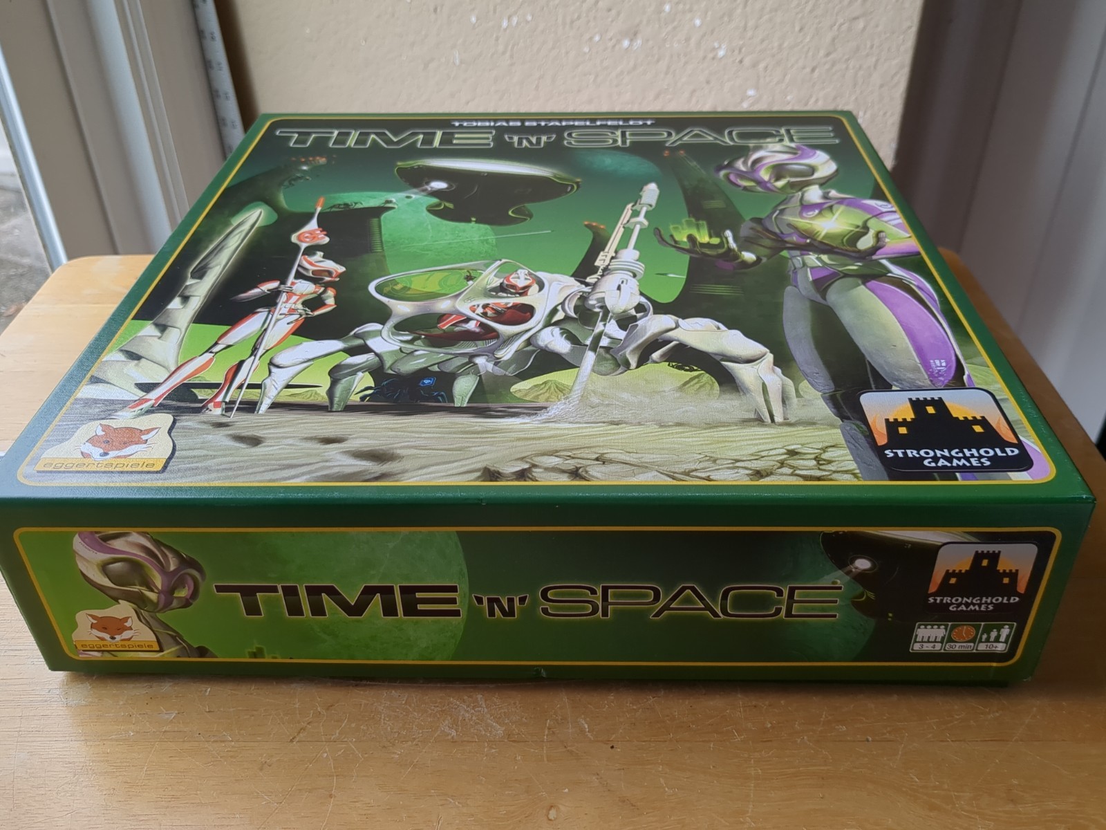 Time N Space Board Game, by Stronghold Games, Tobias Stapelfeldt, 2013