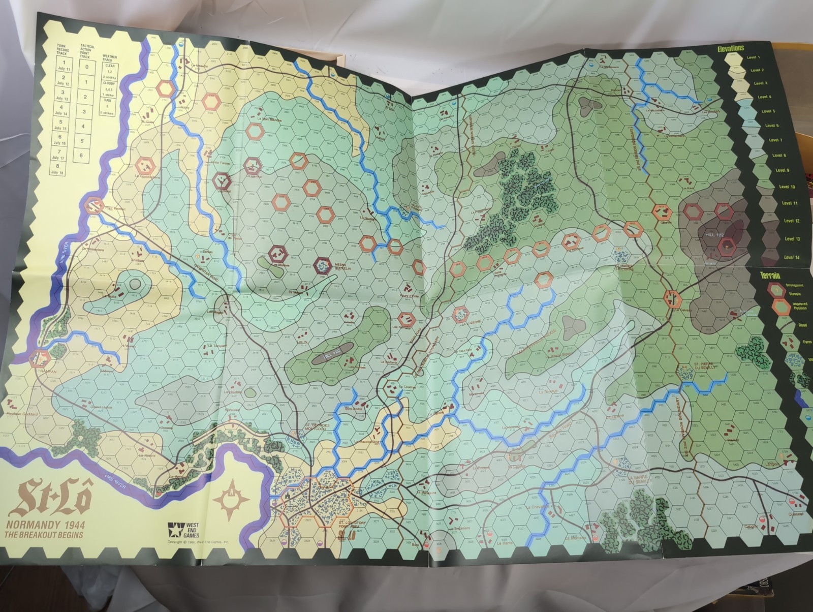 ST LO Normandy 1944 The Breakout Begins #10080 – 1986 West End Games