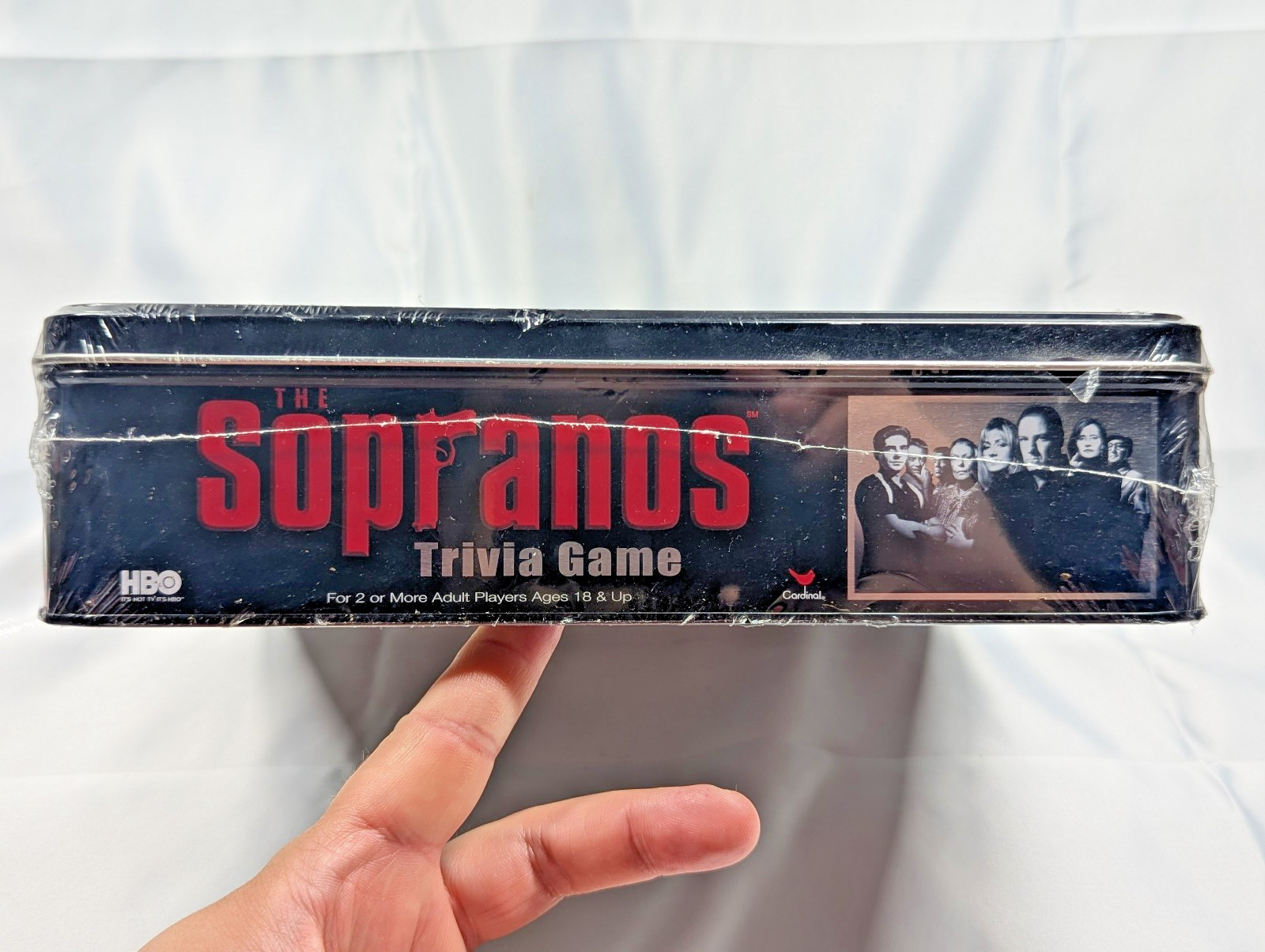 The Sopranos Trivia Game HBO Cardinal Metal Collectors Tin New