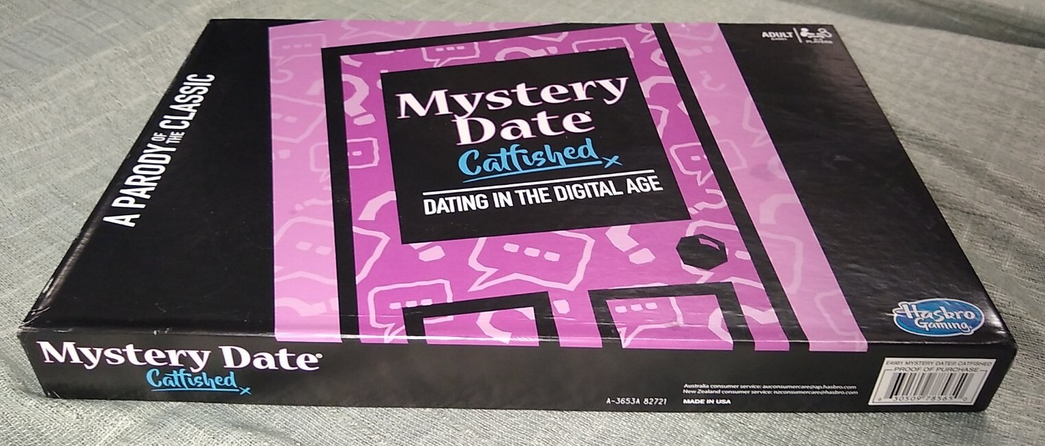 Hasbro MYSTERY DATE CATFISHED Board Game Adult Parody, Dating in the Digital Age