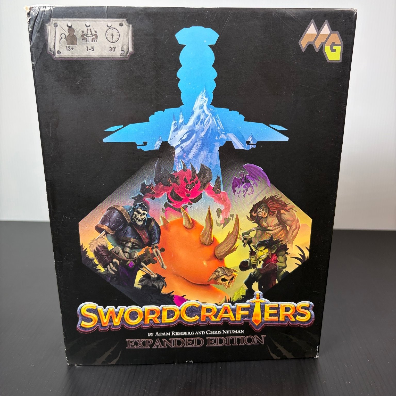 Swordcrafters Expanded Edition Board Game 1-5 Players Ages 13+ Complete