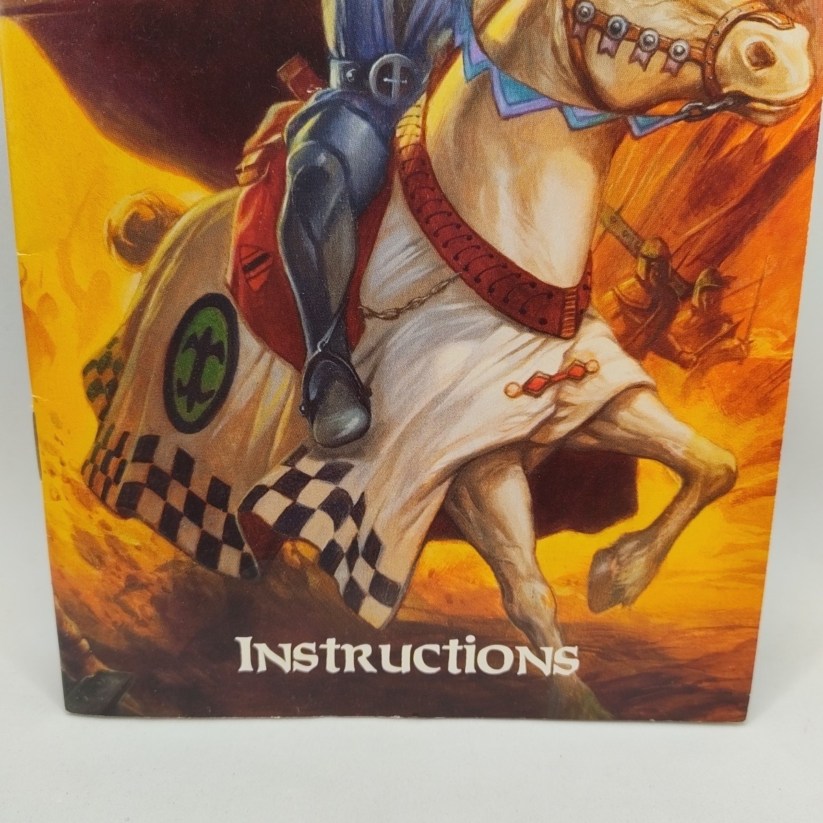 1993 Dragon Strike Board Game Replacement Instruction Manual Booklet Part Only