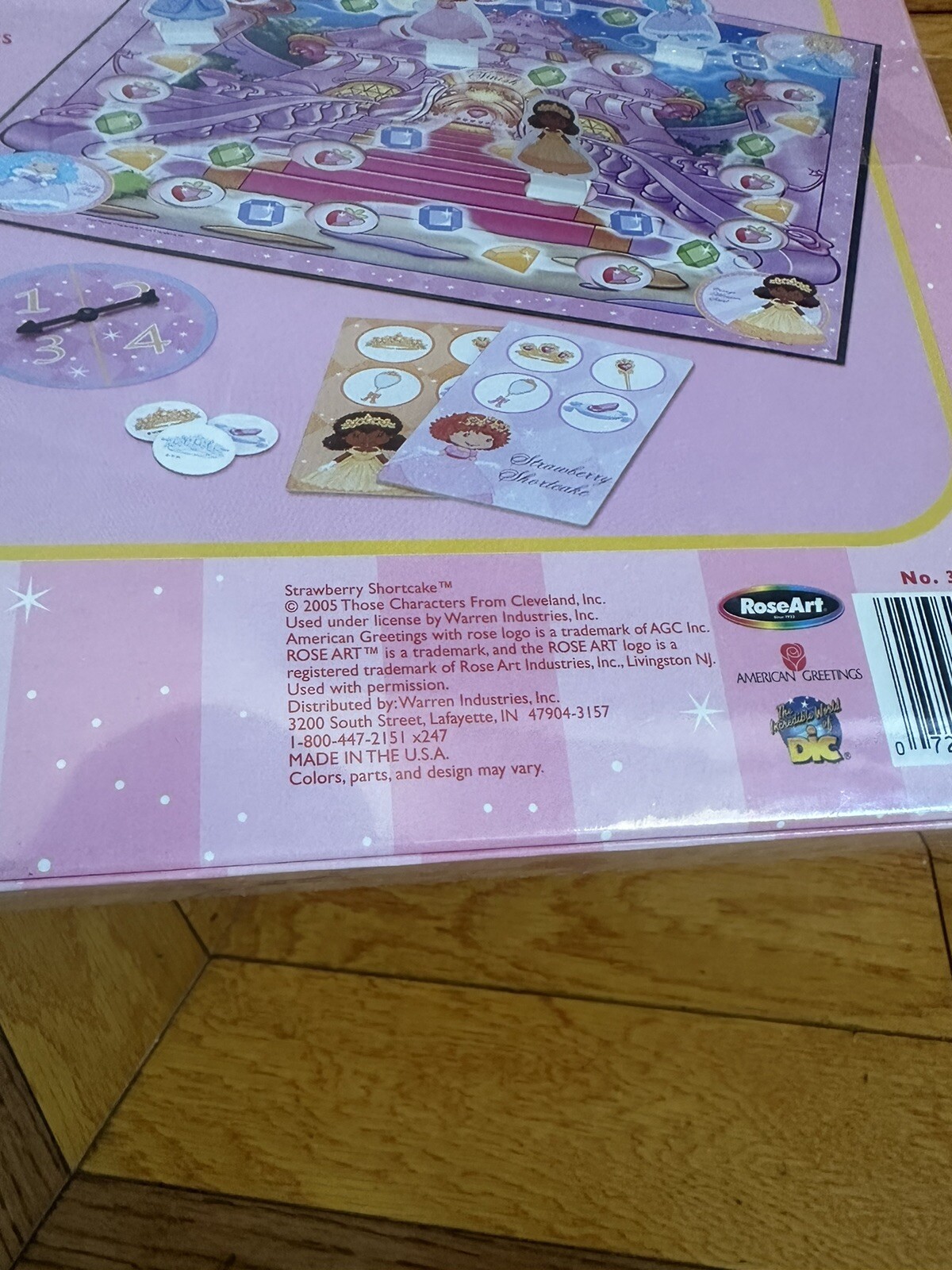 Strawberry Shortcake Berry Princess Hide And Seek Game 2005 2-4 Player Sealed