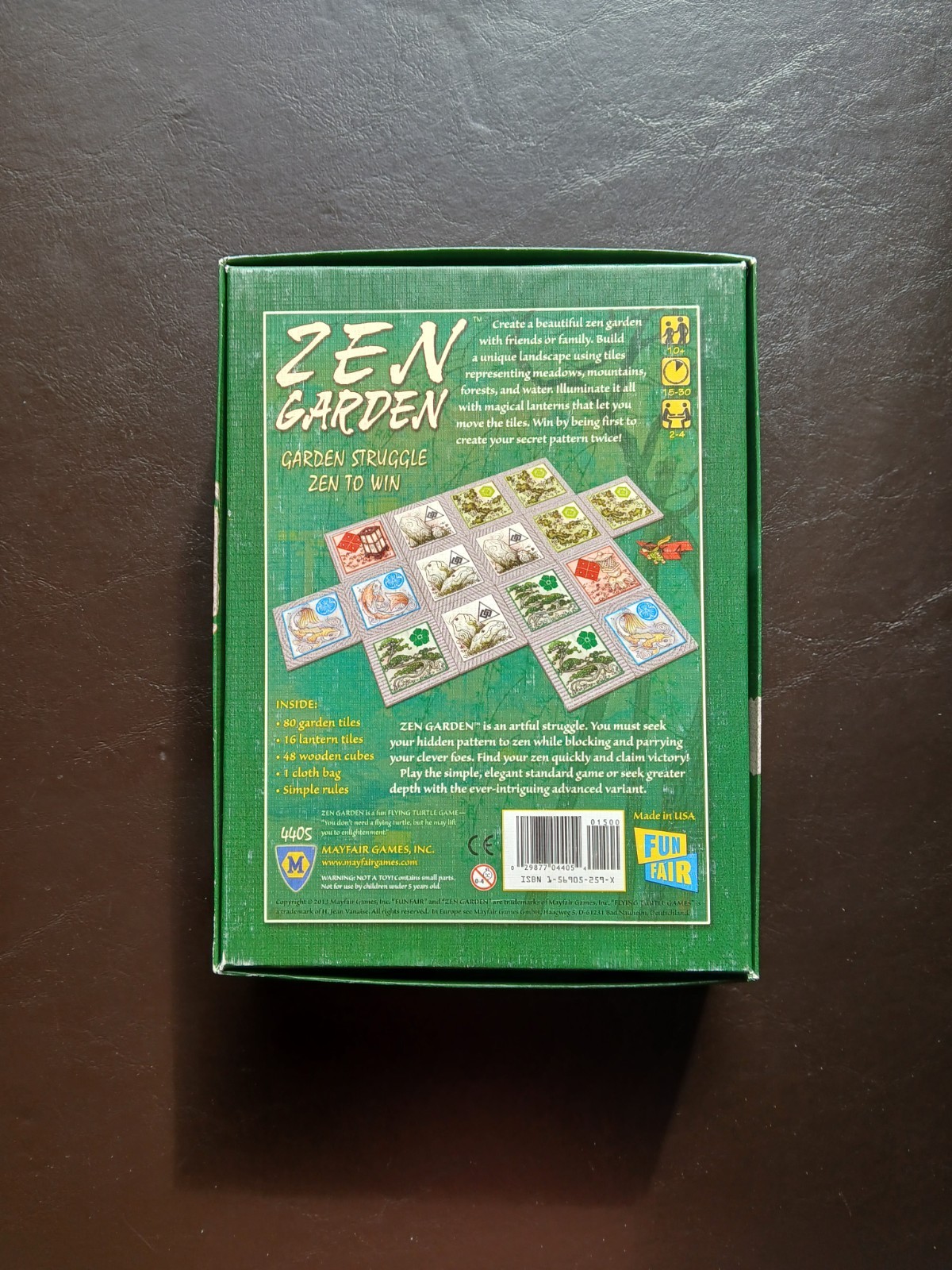 Zen Garden Game – Mayfair 2013 – Rare Game Store Version – Complete