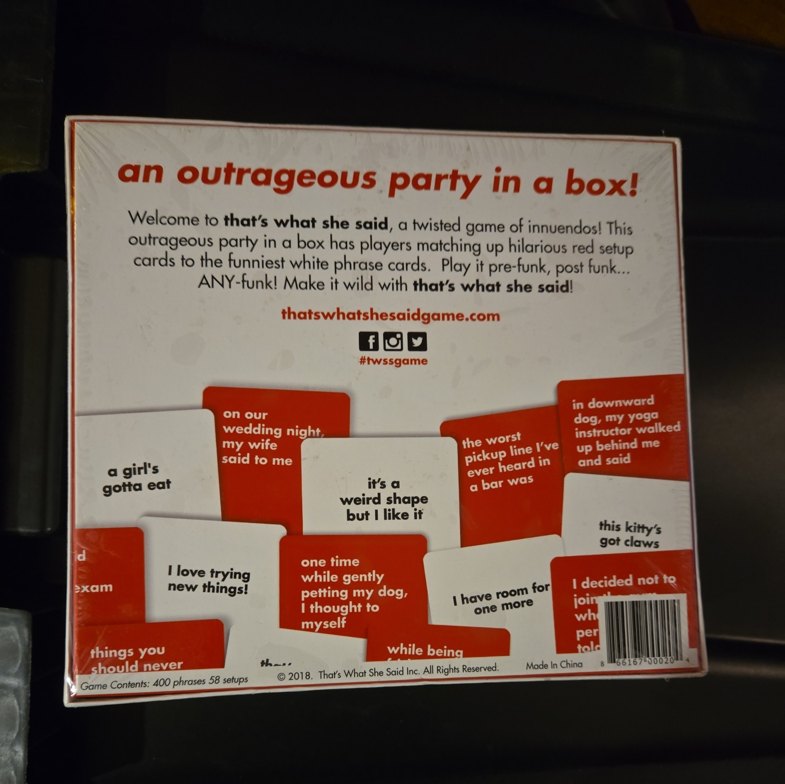 “That’s What She Said” …The Party Game of Twisted Innuendos