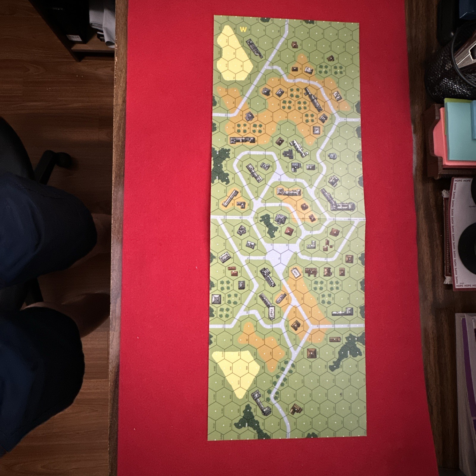 ASL/ Squad Leader Cardstock Map Board W, by MMP