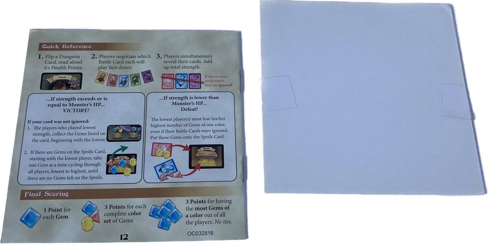 Dungeon Busters Card Game Mayday Games Fantasy Board Kids Teen Brand New OpenBox
