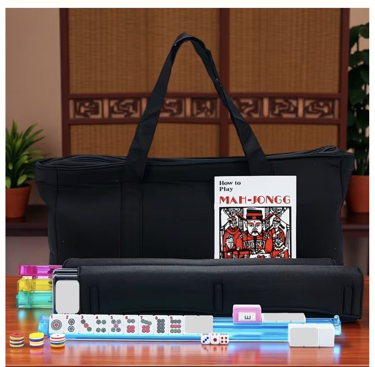 Mahjong Set in Travel Bag NEW