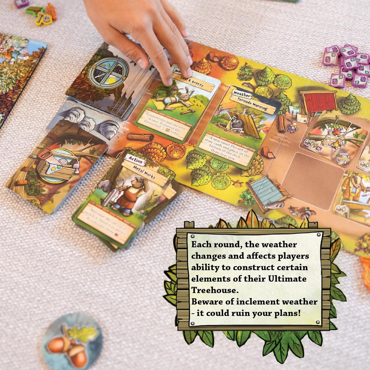 Ultimate Treehouse Board Game Fat Brain Toys Deluxe Family Strategy Game New