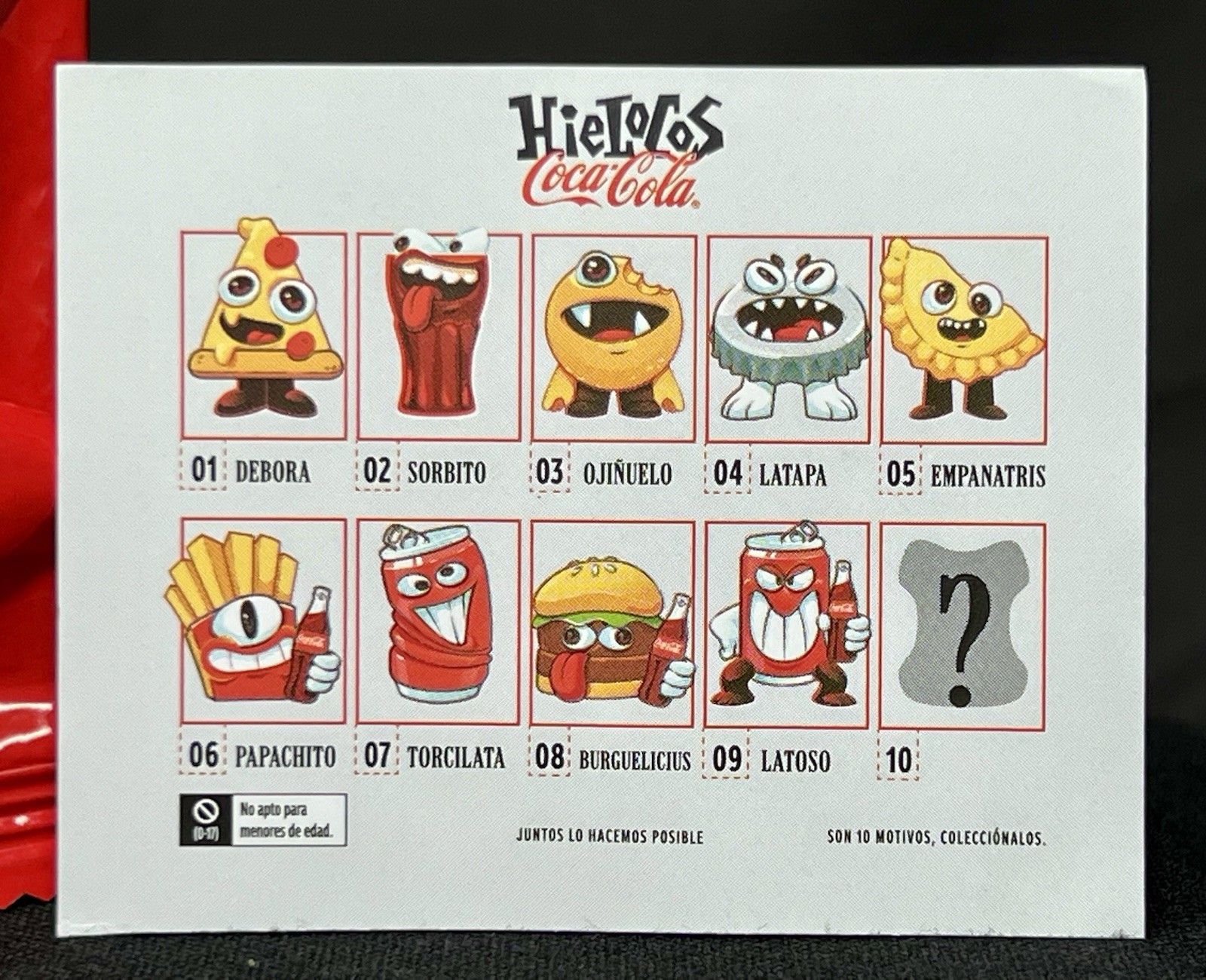 Hielocos Coca-Cola Crazy Bones New Set Torcilata In This Pack, Color Change Read
