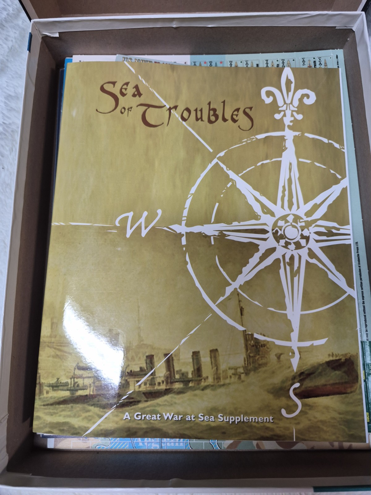 Great War at Sea #1 – The Mediterranean (2nd Edition, 1st Printing) Unpunched