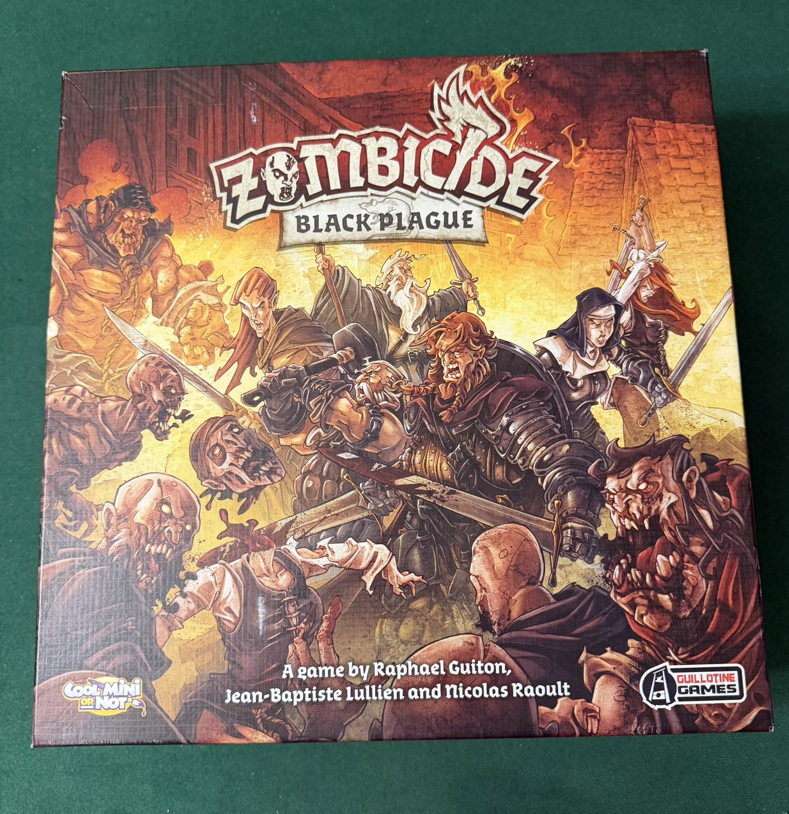 Zombicide: Black Plague – Medieval Fantasy Zombie Board Game – Cooperative Strat