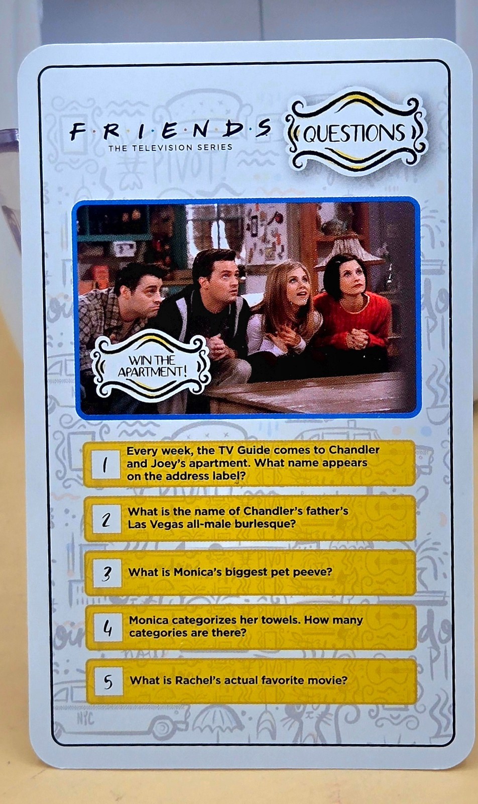 FRIENDS Trivia Edition Quiz With A Twist 500 Questions Television Top Trumps EUC