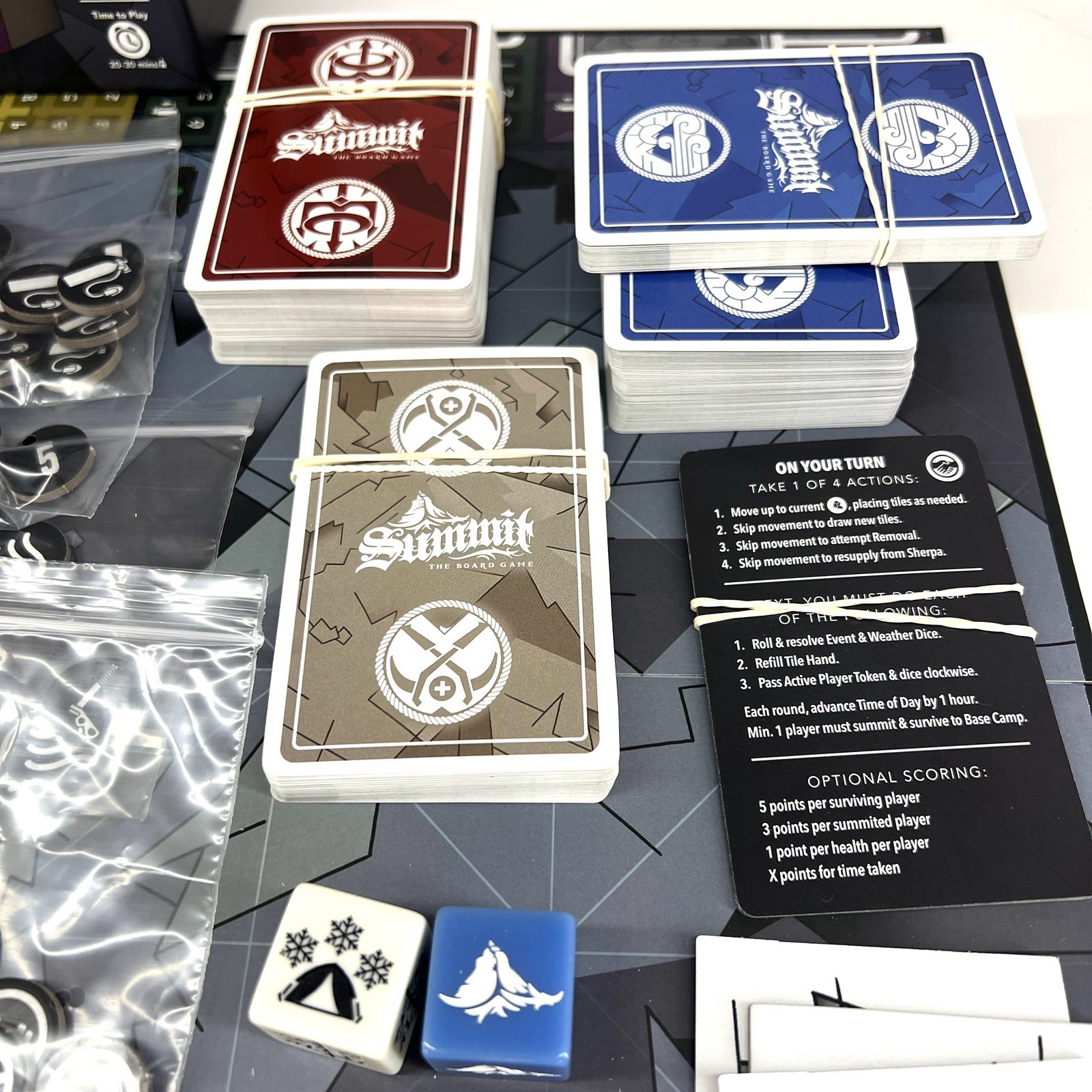 Summit Board Game Inside Up Games Mountaineering Game Excellent Condition 100%