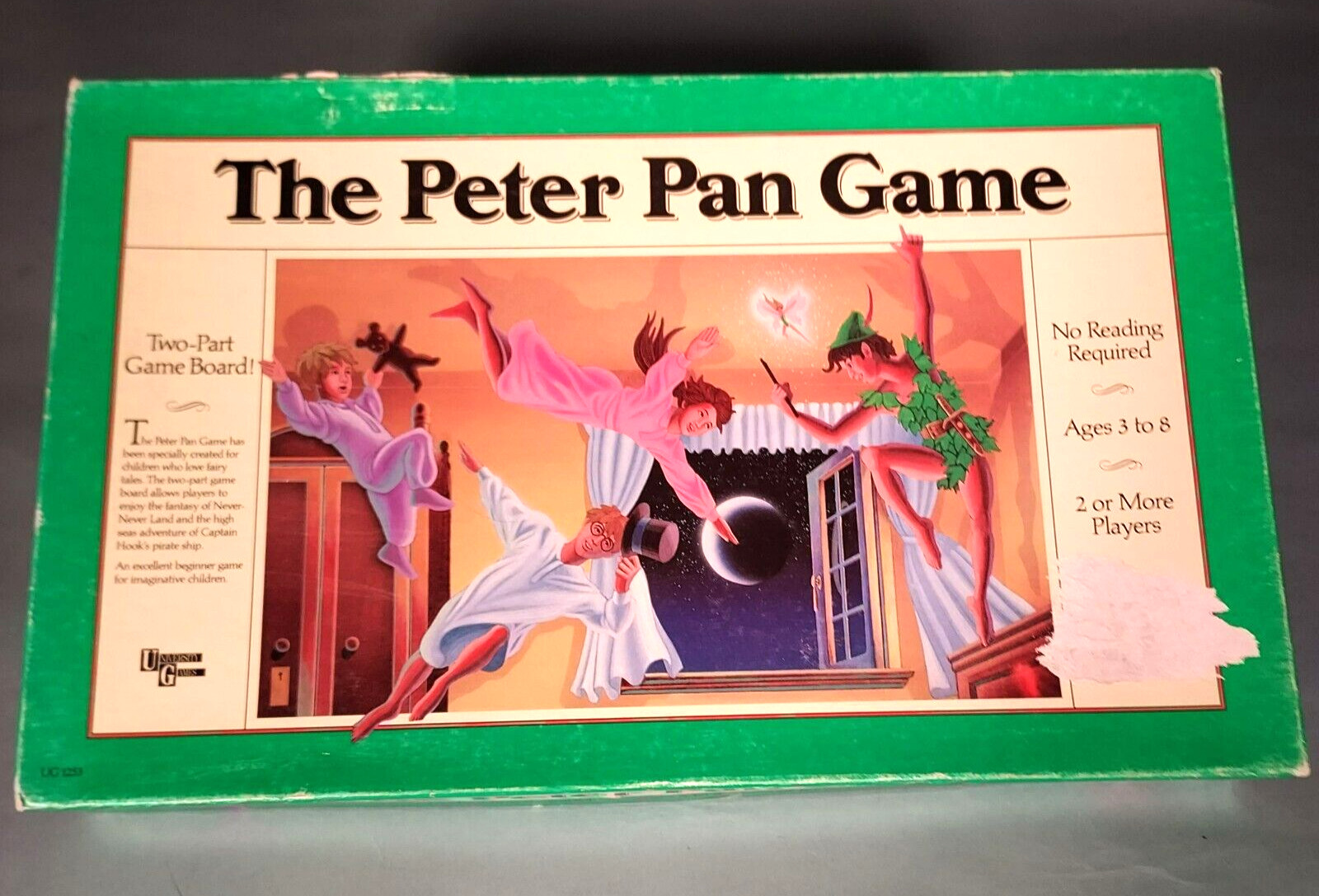 Vintage The Peter Pan Game 1990 University Games Complete