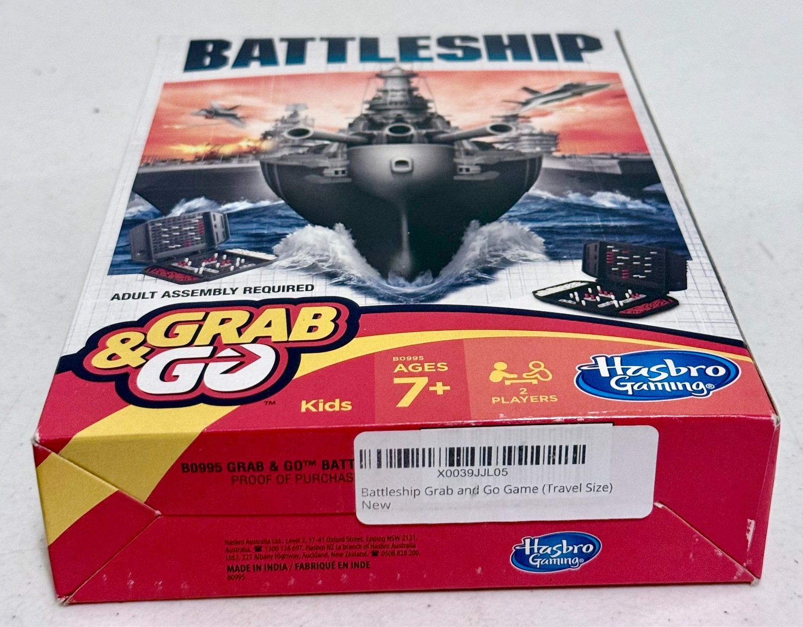GRAB & GO BATTLESHIP (Travel Size) New open box