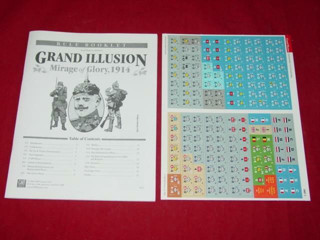 GMT GAMES 2004 – GRAND ILLUSION – Mirage of Glory, 1914 (UNPUNCHED) EX