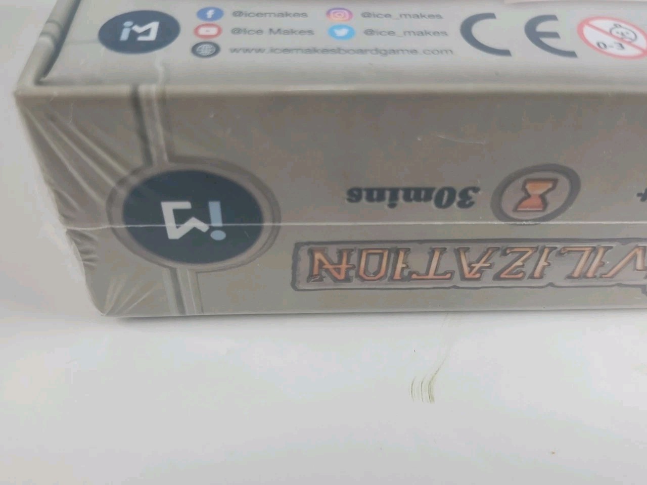 Age of Civilization Game by Jeffrey CCH Ice Makes Brand New Factory Sealed Box