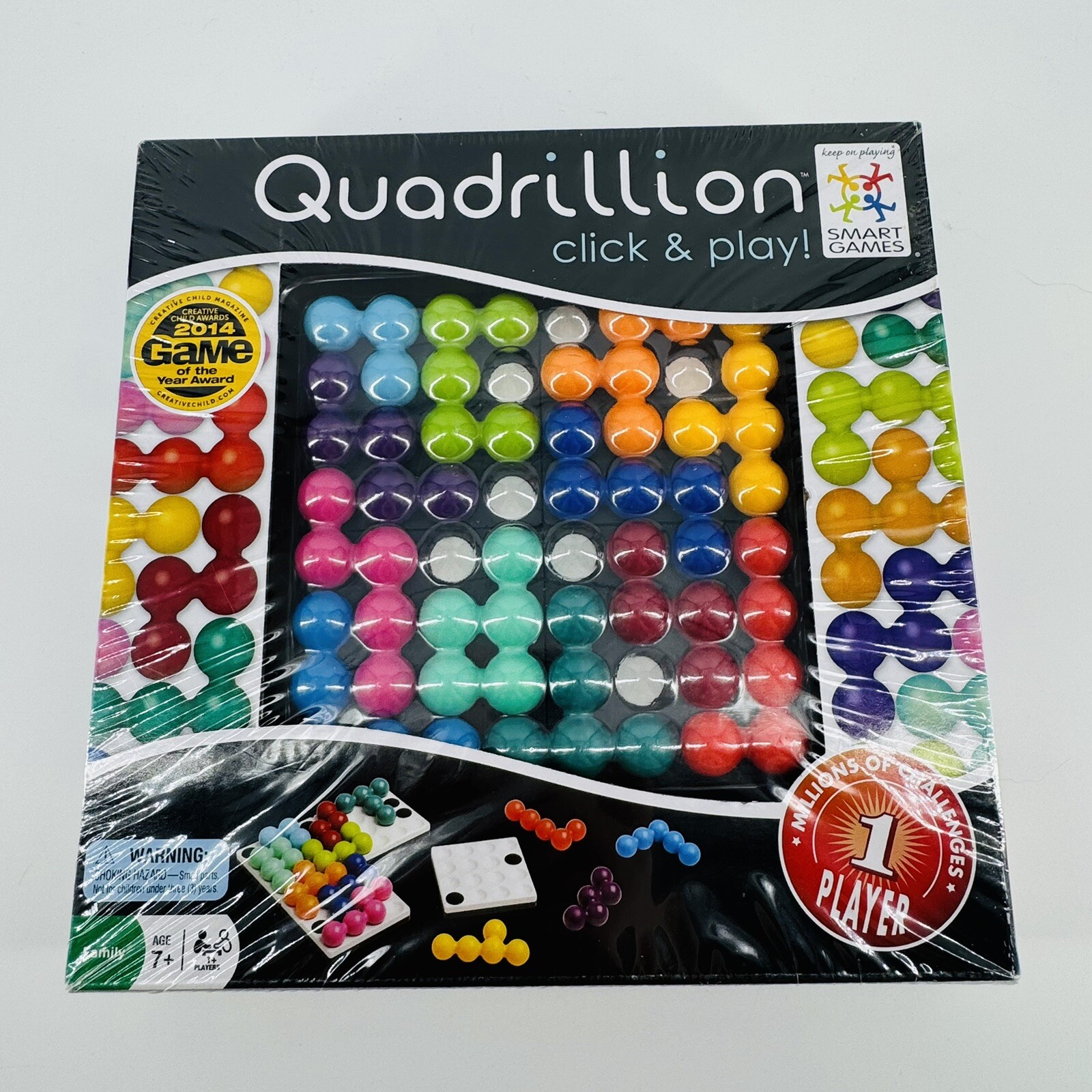 SEALED SmartGames Quadrillion Magnetic Puzzle Game Ages 7 – Adult NEW FREE SHIP