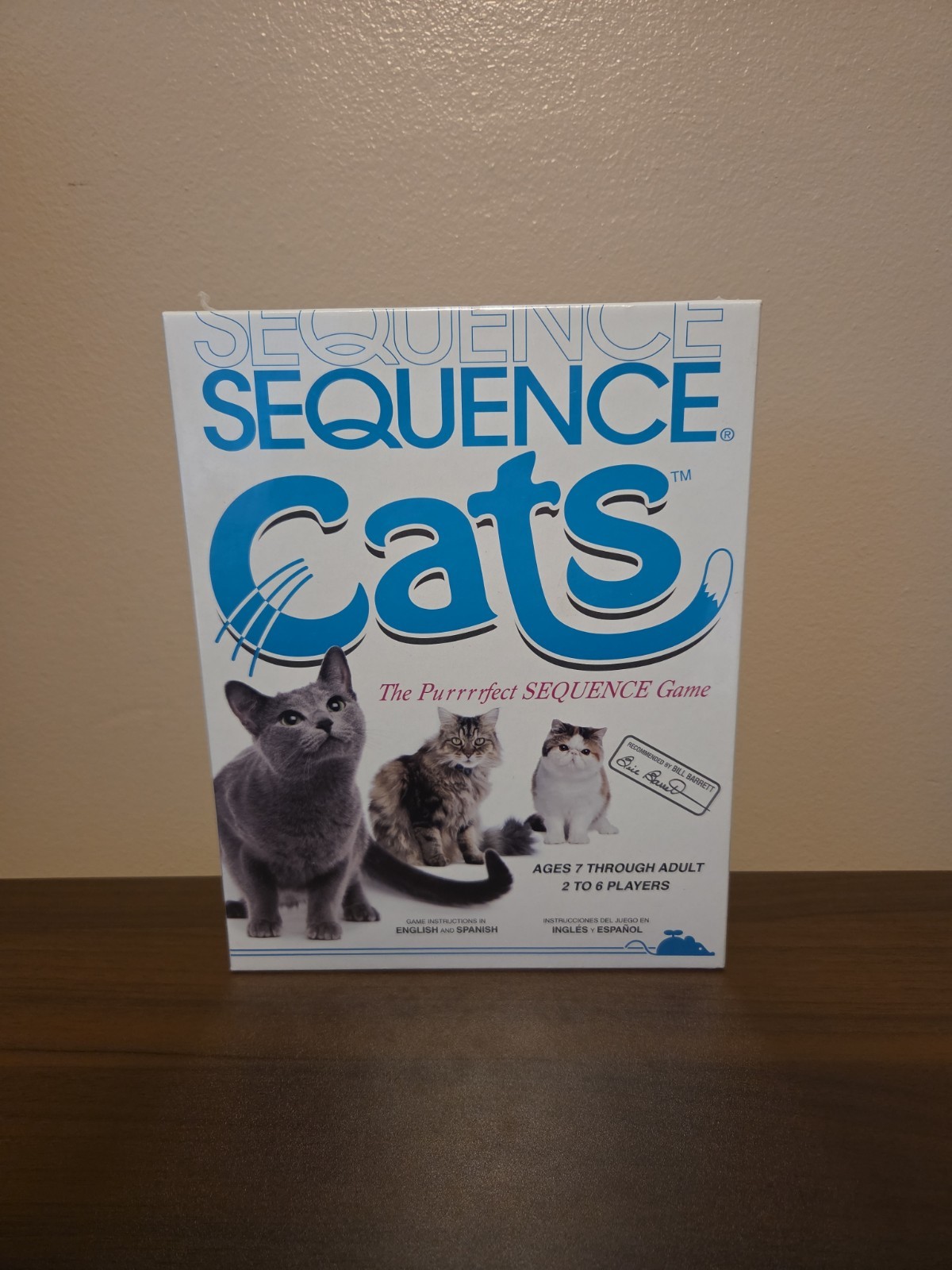 Brand New Sealed Sequence Cats Jax Board Game – 2 To 6 Players – 2013