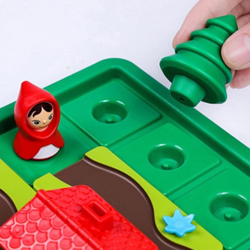 Fun Brain Game for Kids – Little Red Riding Hood Smart Logic Puzzle Toy