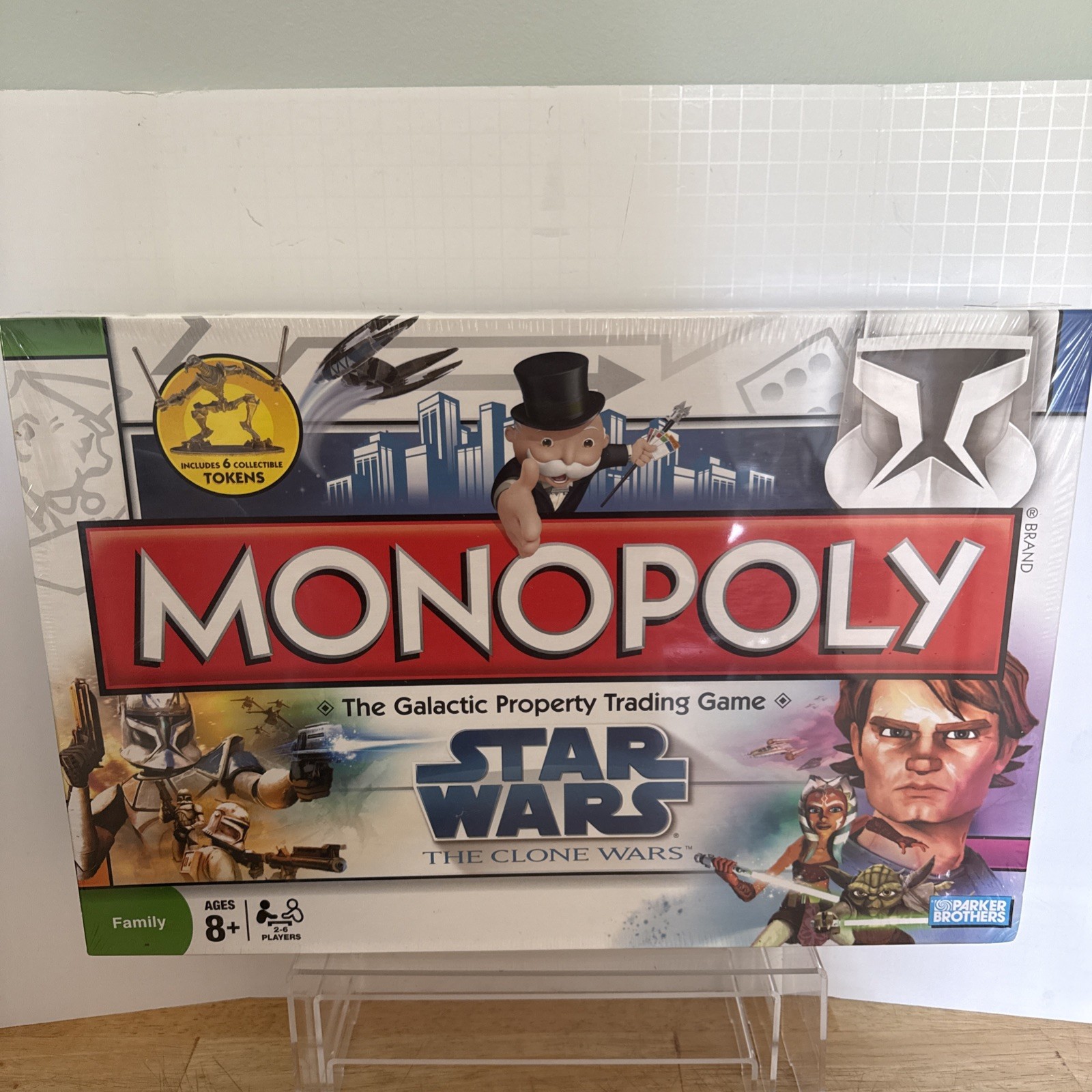 NEW SEALED Star Wars Monopoly Hasbro Parker Brothers The Clone Wars Game 2008