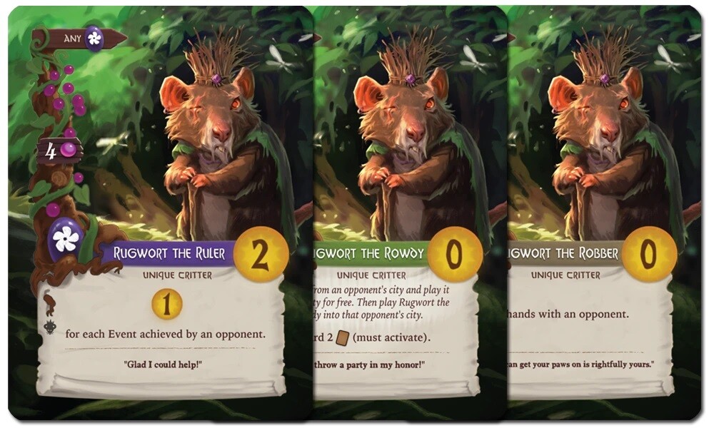 Rugwort Promo Card Pack for Everdell Board Game from Starling Games NEW