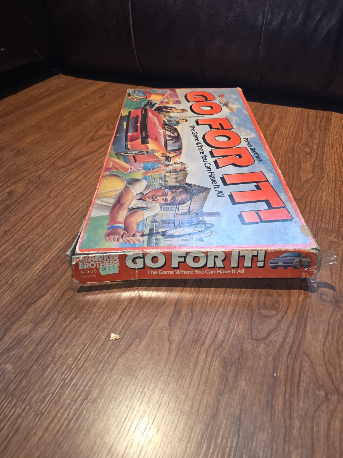 Parker Brothers Go For it Board Game Vintage 1986 Mostly Complete See Pics