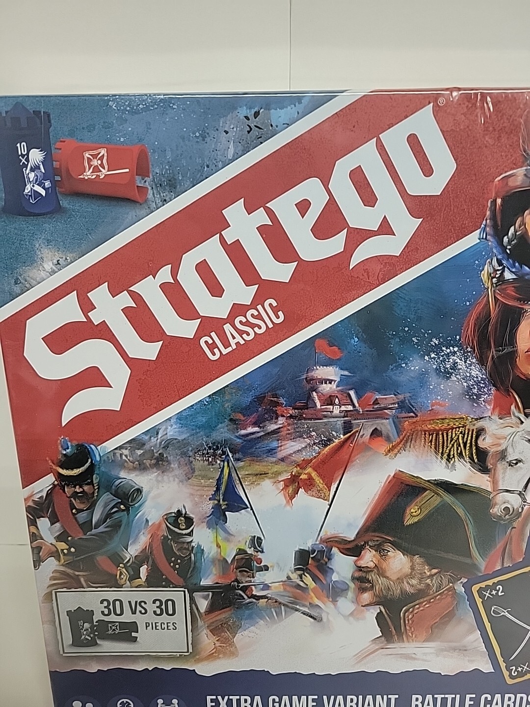 NEW Stratego Classic Board Game War Strategy Game For 2, Two Play Options, 8+ yo