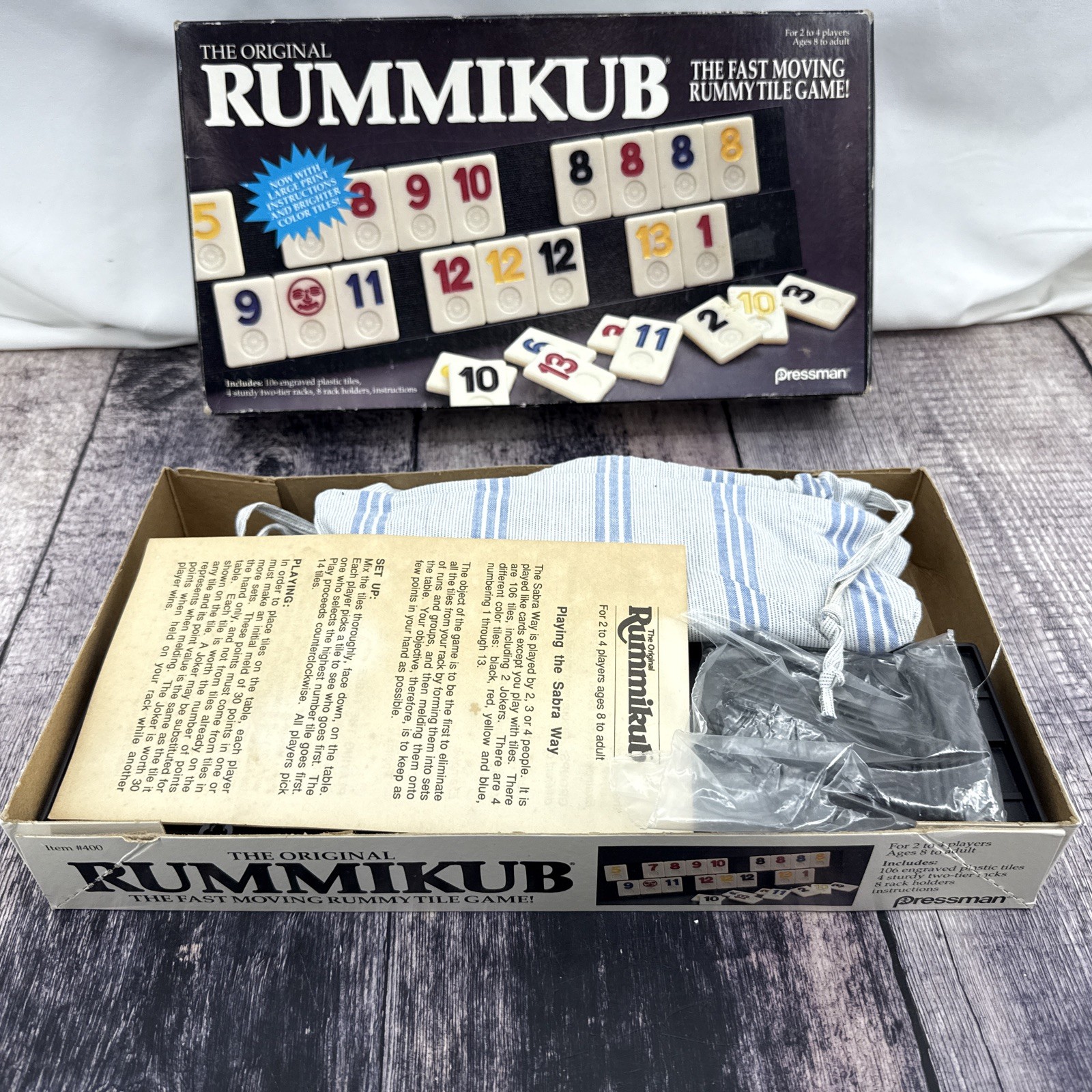 1990 Rummikub Classic Edition – The Original Rummy Tile Game for Ages 8 & Up