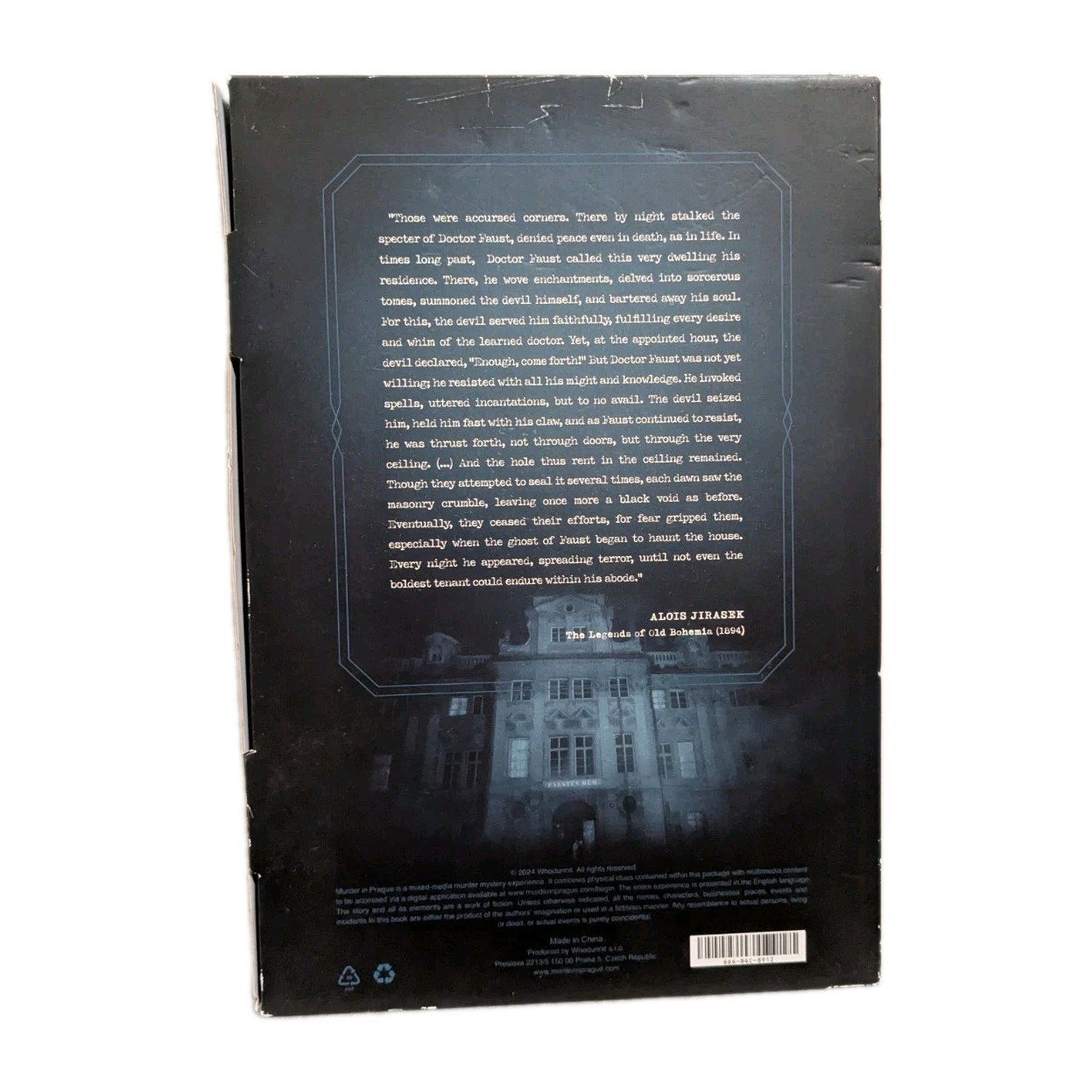 Murder in Prague Game – Interactive Detective Kit Murder Mystery