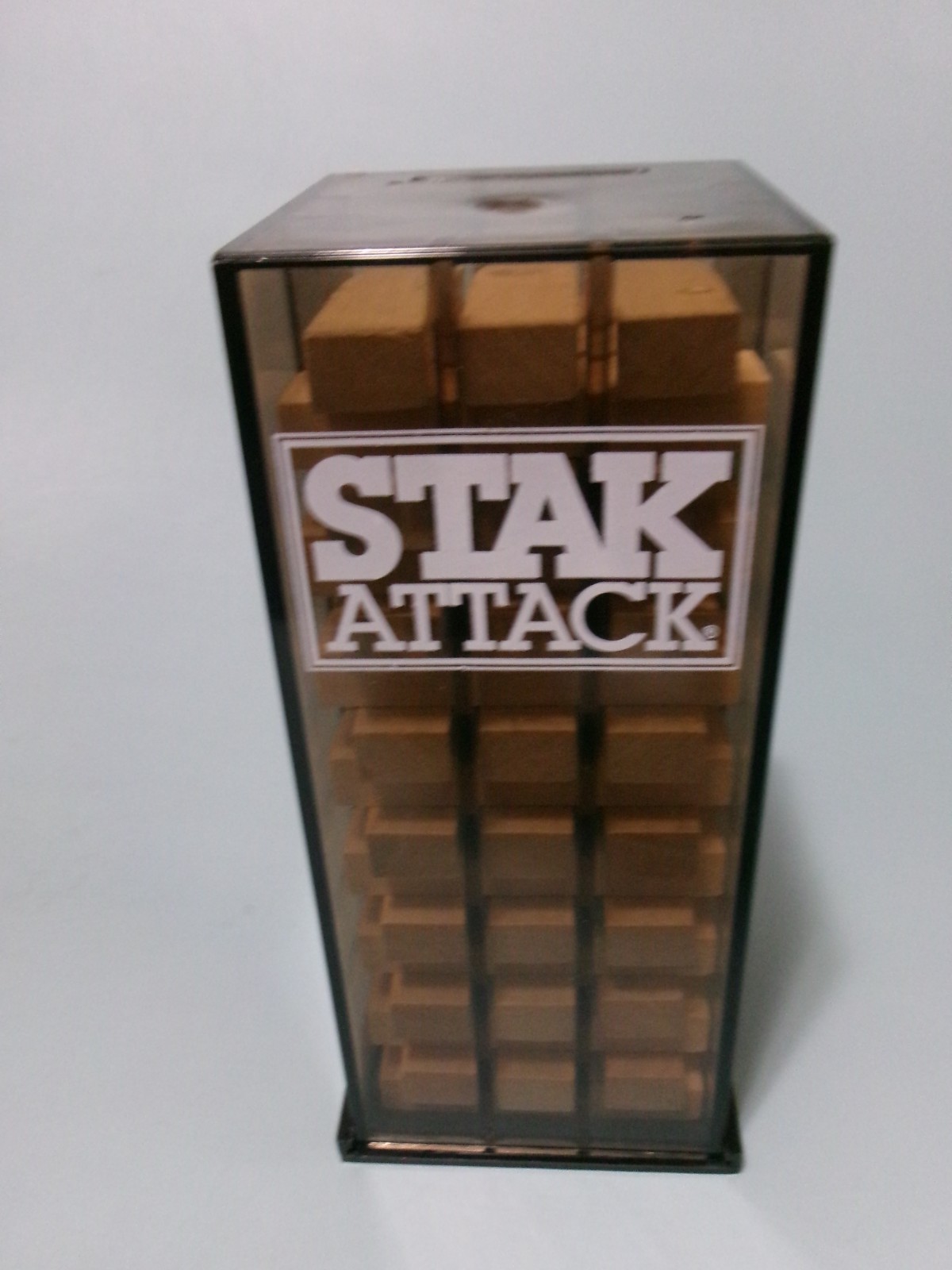 STAK ATTACK by Talicor Block Stacking Game w/ Case & Box Complete Vintage 1989