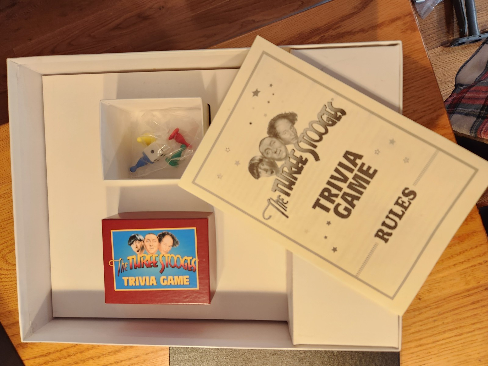 The Official Three Stooges Trivia Game 2000 By Talicor Mo Larry Curly Nyuk Nyuk