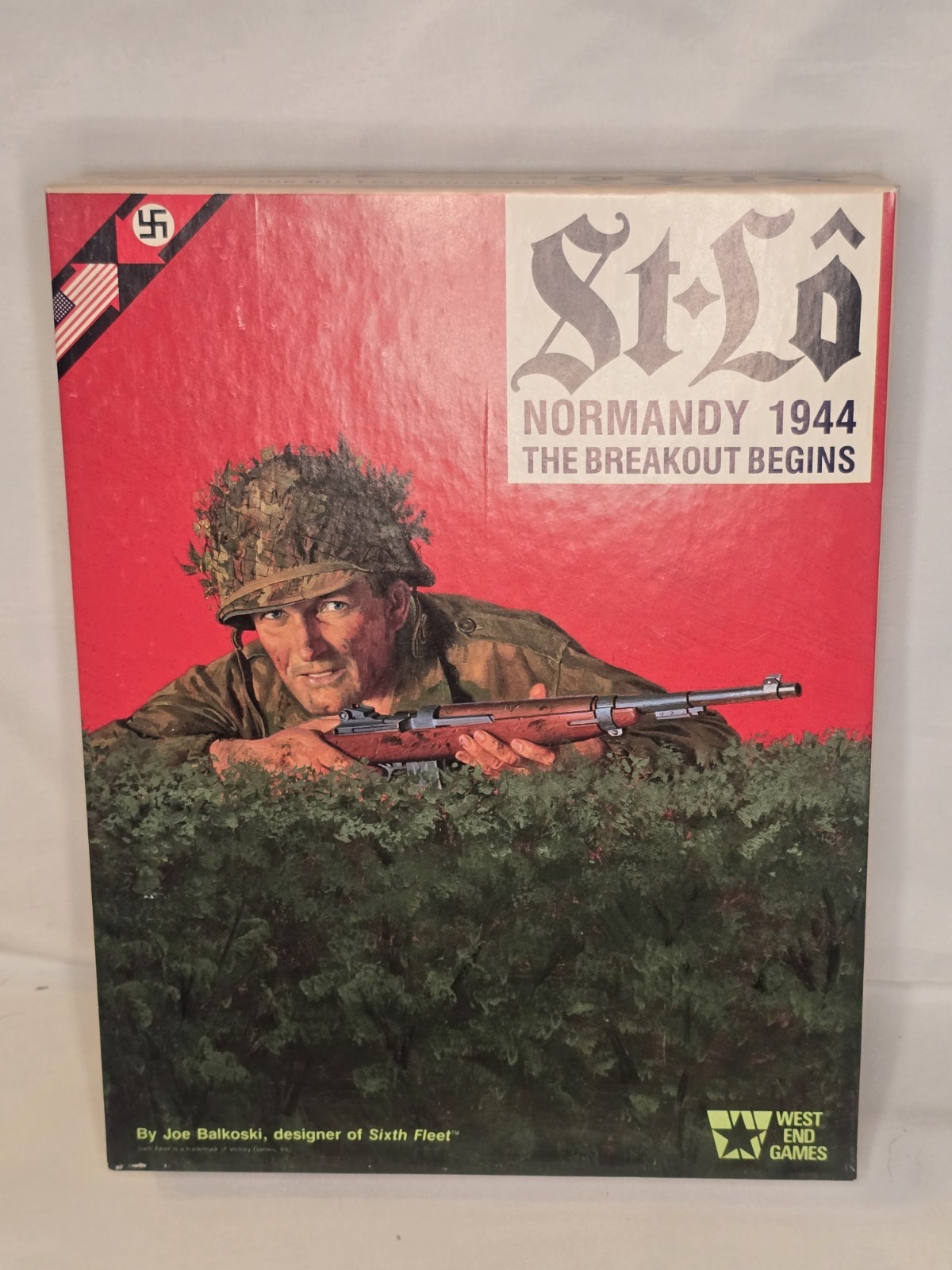 New West End Games: ST LO – The Breakout Begins – Normany 1944 Game (UNPUNCHED)