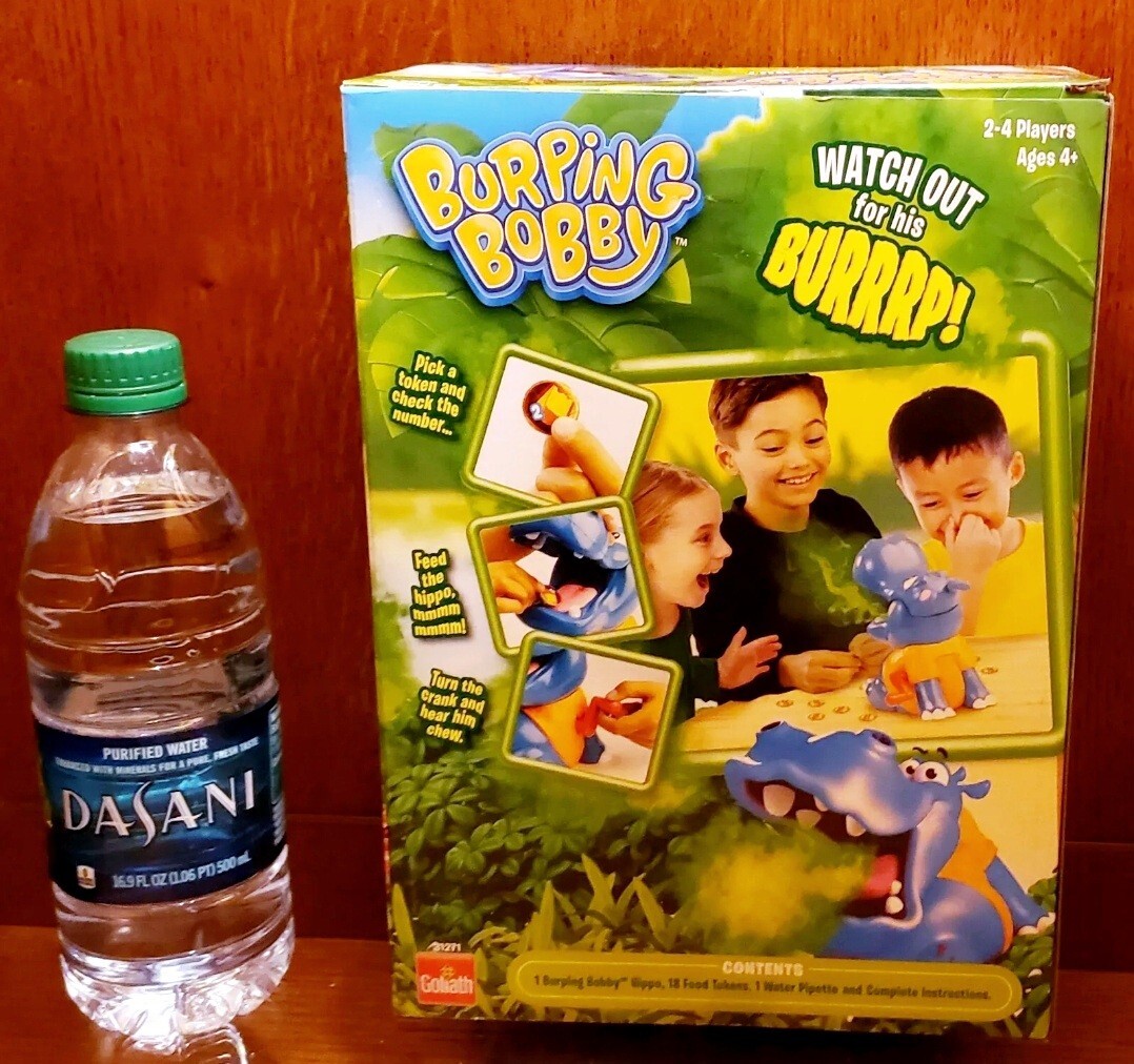 [ New ]/( Burping Bobby )/[ Feed The Hippo Game ]/( Watch out for his Burp! )