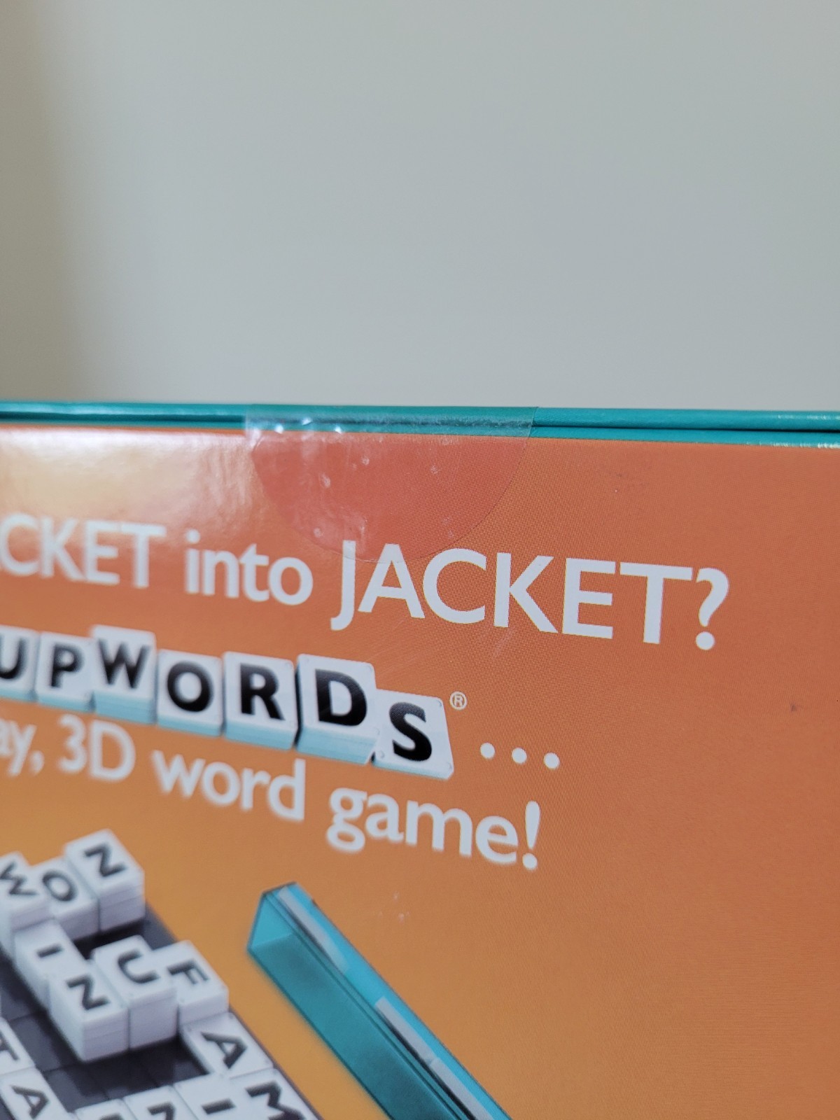 Upwords Game 2022 Version Strategic Word Building Board Game for All Ages