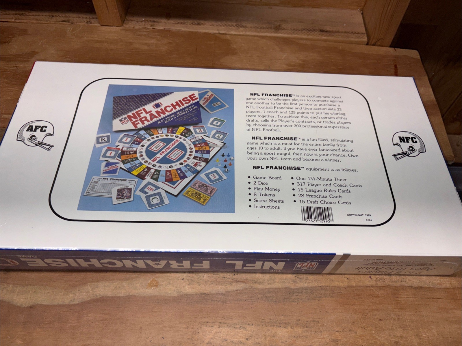 NFL Franchise Board Game 1989 NEW SEALED! Fast Shipping