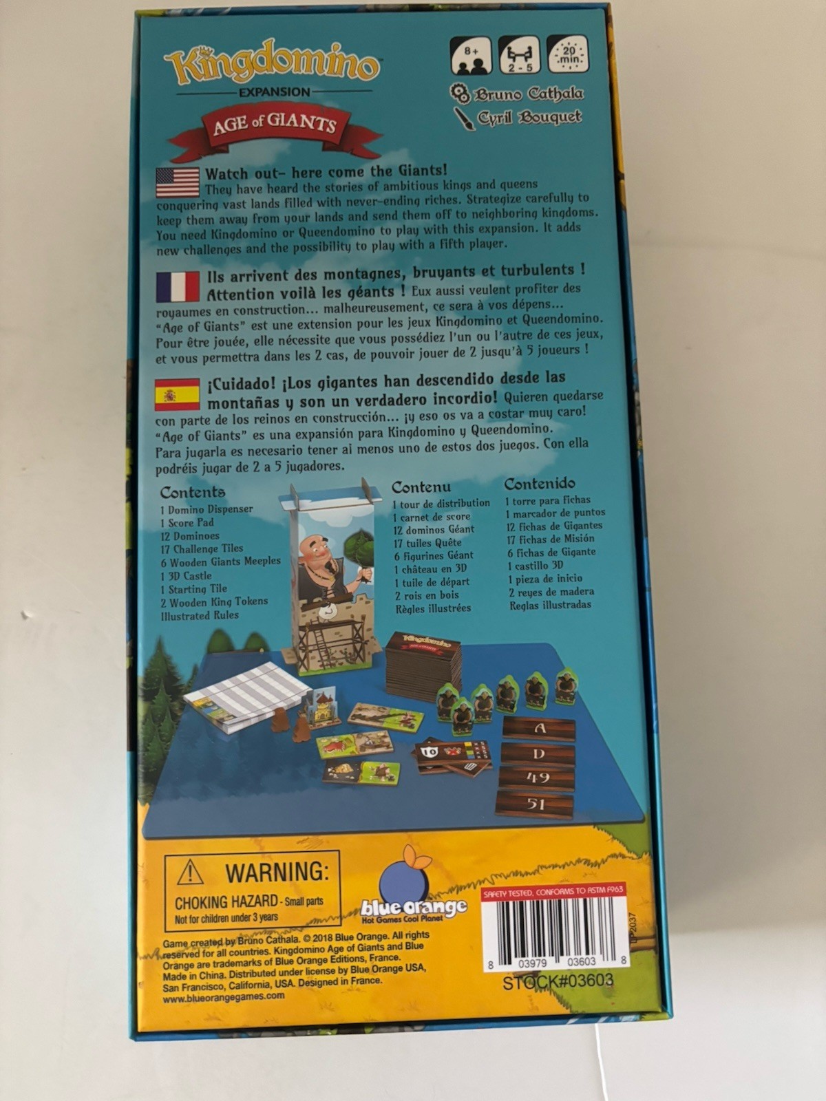 Kingdomino Royal Pack Original Kingdomino & Age Of Giants Expansion Games