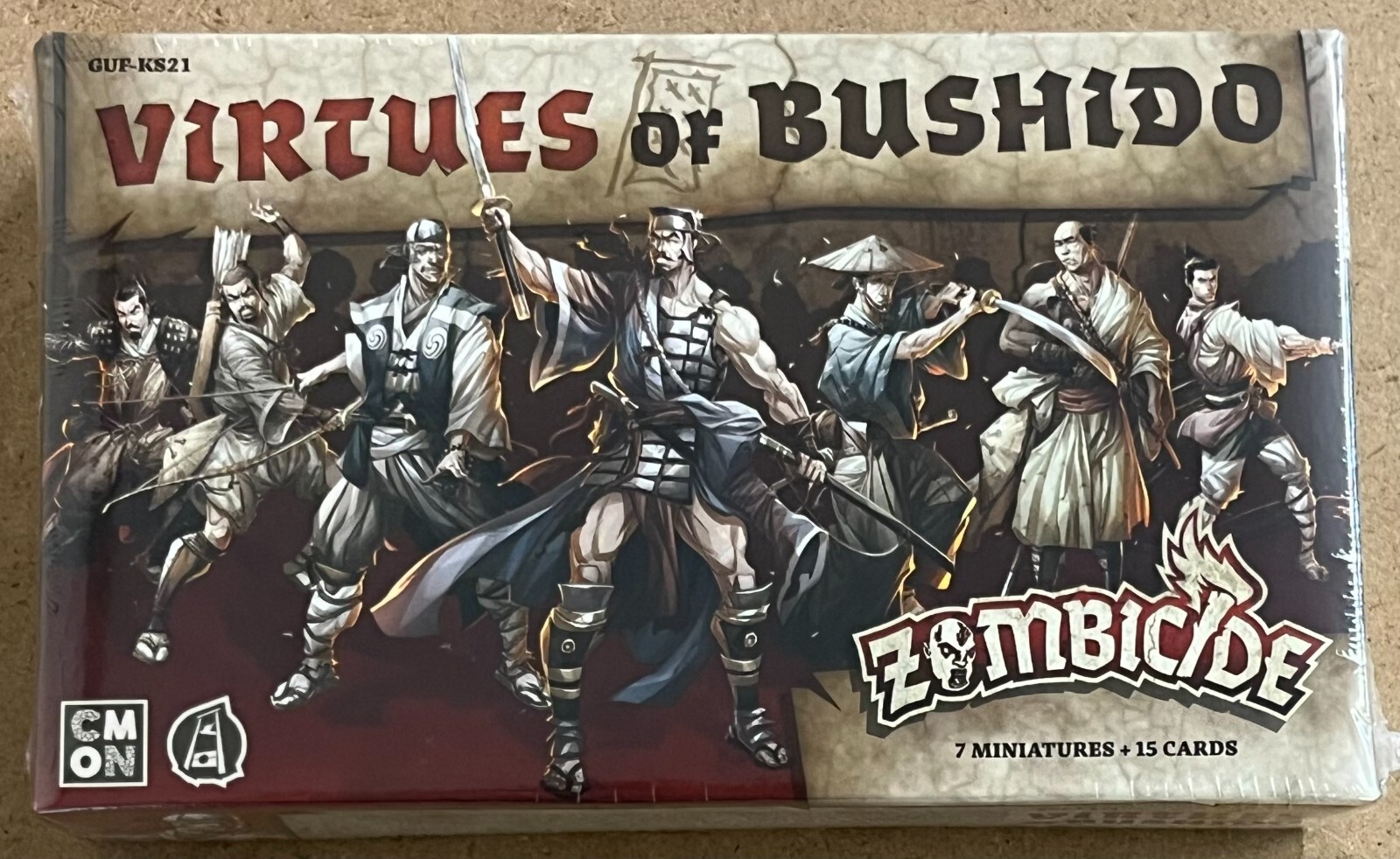 Virtues of Bushido (Kickstarter) Zombicide: White Death Green Horde Black Plague