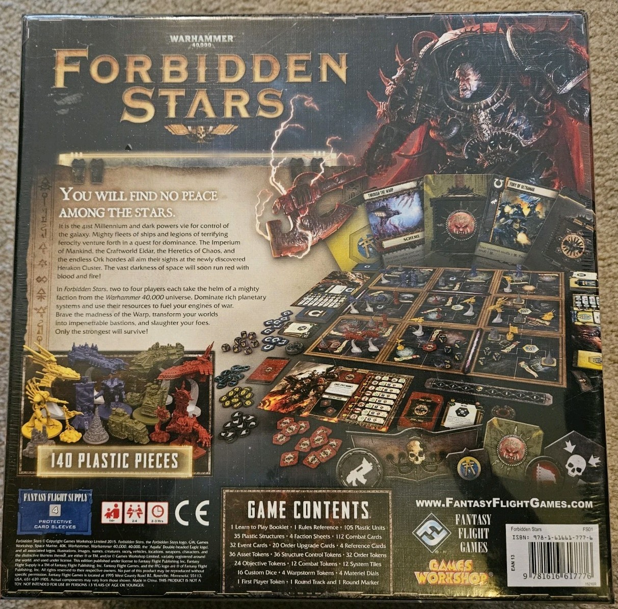 Fantasy Flight Warhammer 40K Forbidden Stars Board Game – NEW and SEALED