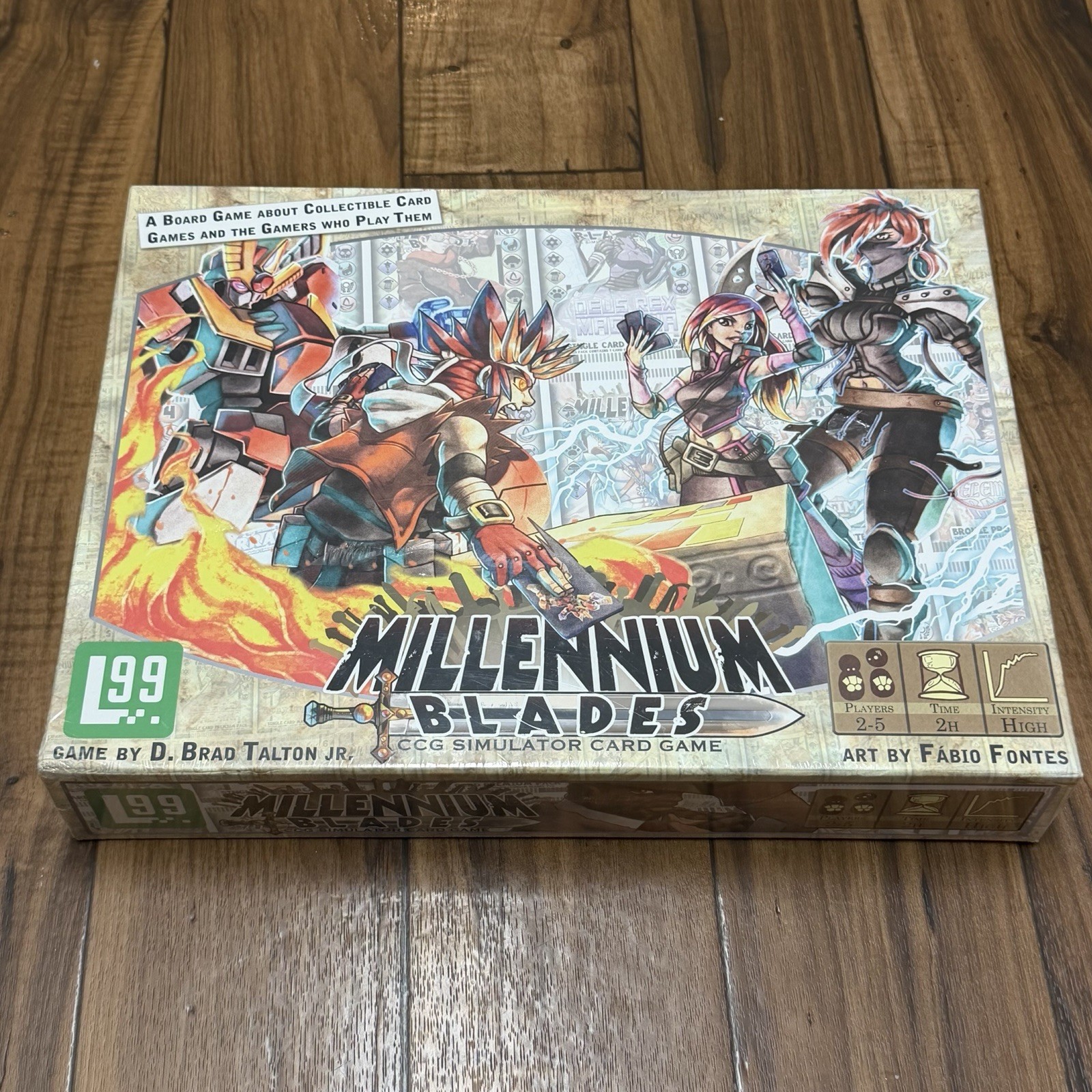 NEW Millennium Blades Board Game Level 99 Games Factory Sealed