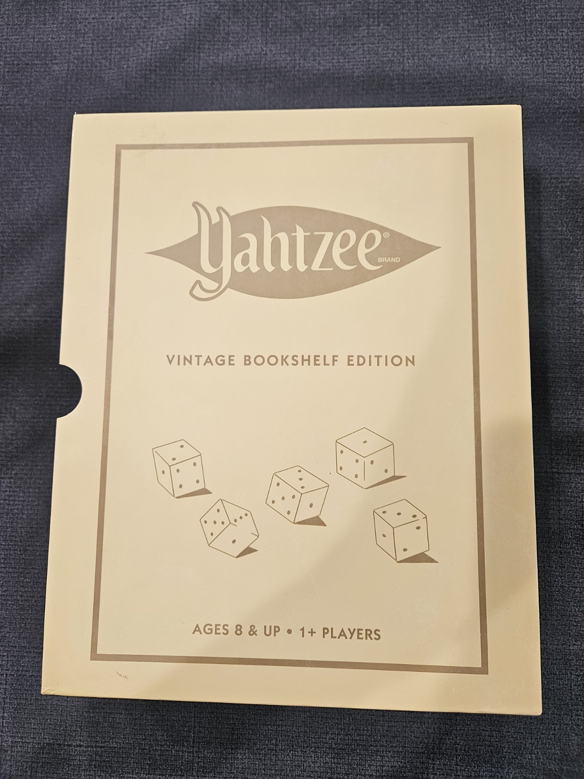 Yahtzee Vintage Bookshelf Edition WS Game Company New Open Box Complete Premium