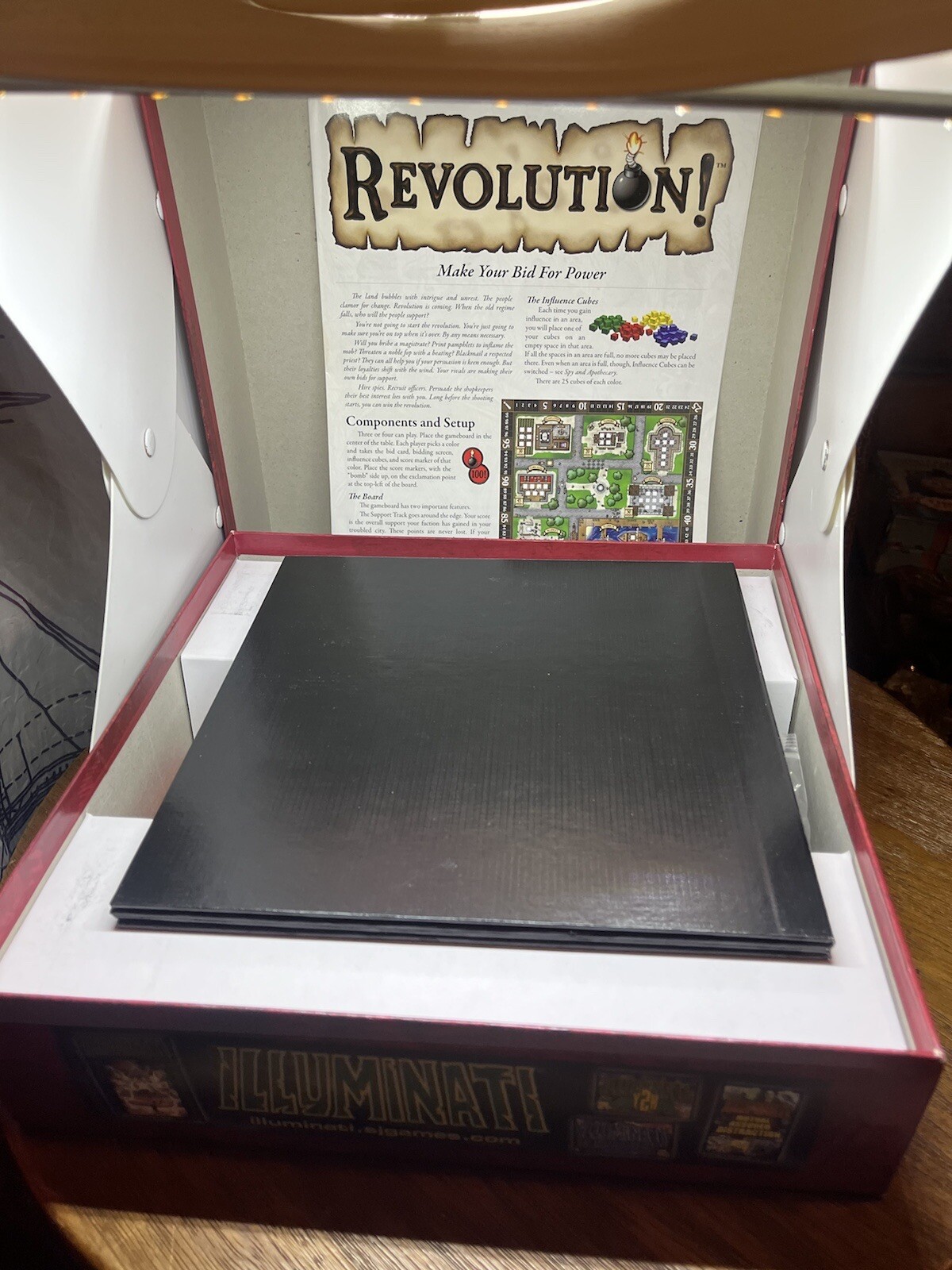 Revolution Board Game Steve Jackson 1st Edition 2nd Printing 100% Complete EUC
