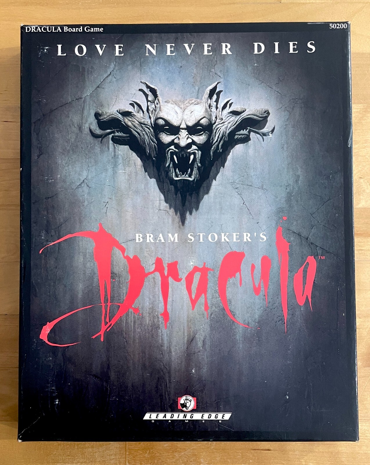BRAM STOKER’S DRACULA BOARD GAME – COMPLETE & UNPUNCHED – LEADING EDGE GAMES