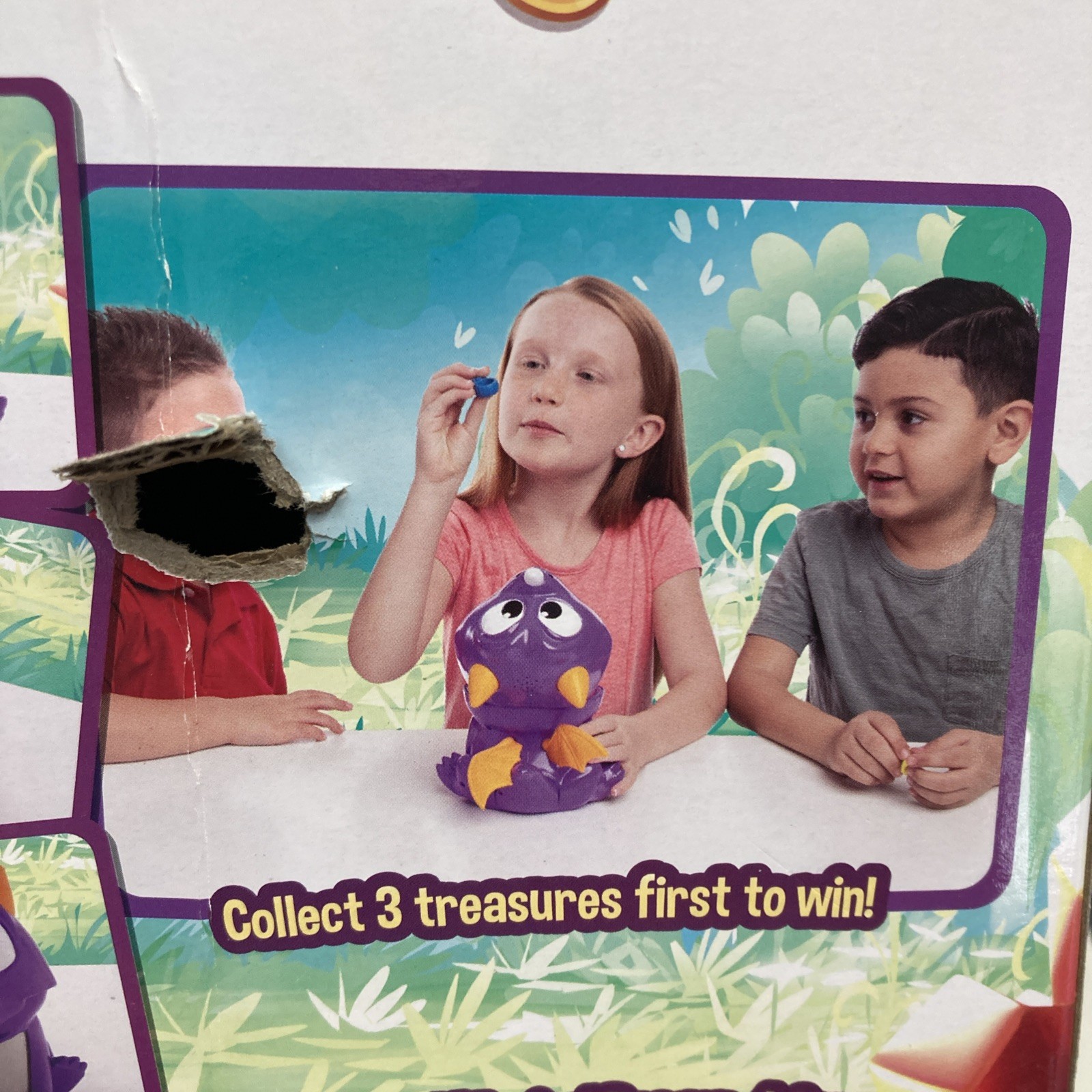 Dragon Snacks Game Goliath Kids Electronic Magical Purple COMPLETE 2-4 Players