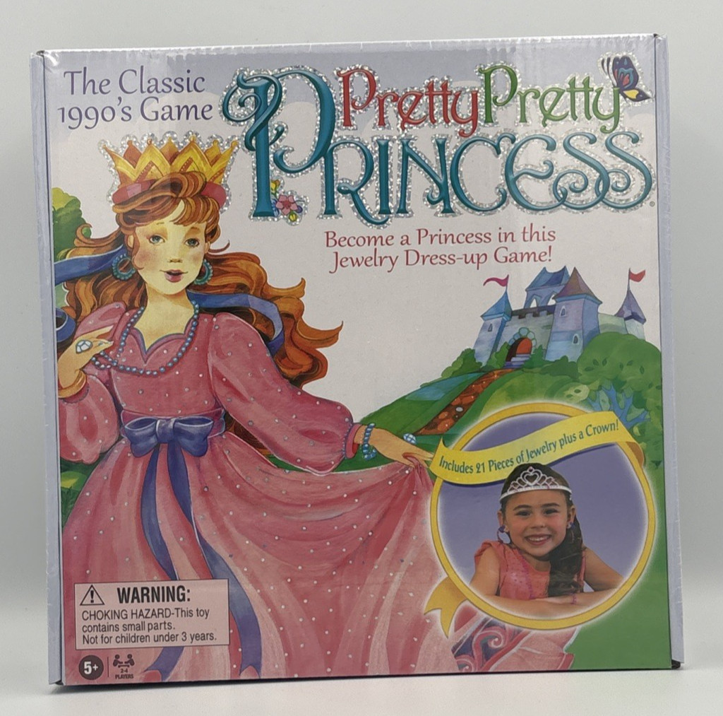 PRETTY PRETTY PRINCESS GAME Jewelry Board Game 1990’s Classic NEW FACTORY SEALED